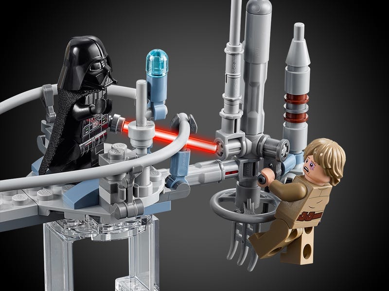Figurine type lego Sith Dark Vador rouge star wars - Star Wars