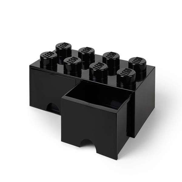 LEGO Rangements 40660001 pas cher, Vitrine pour 16 figurines Rouge