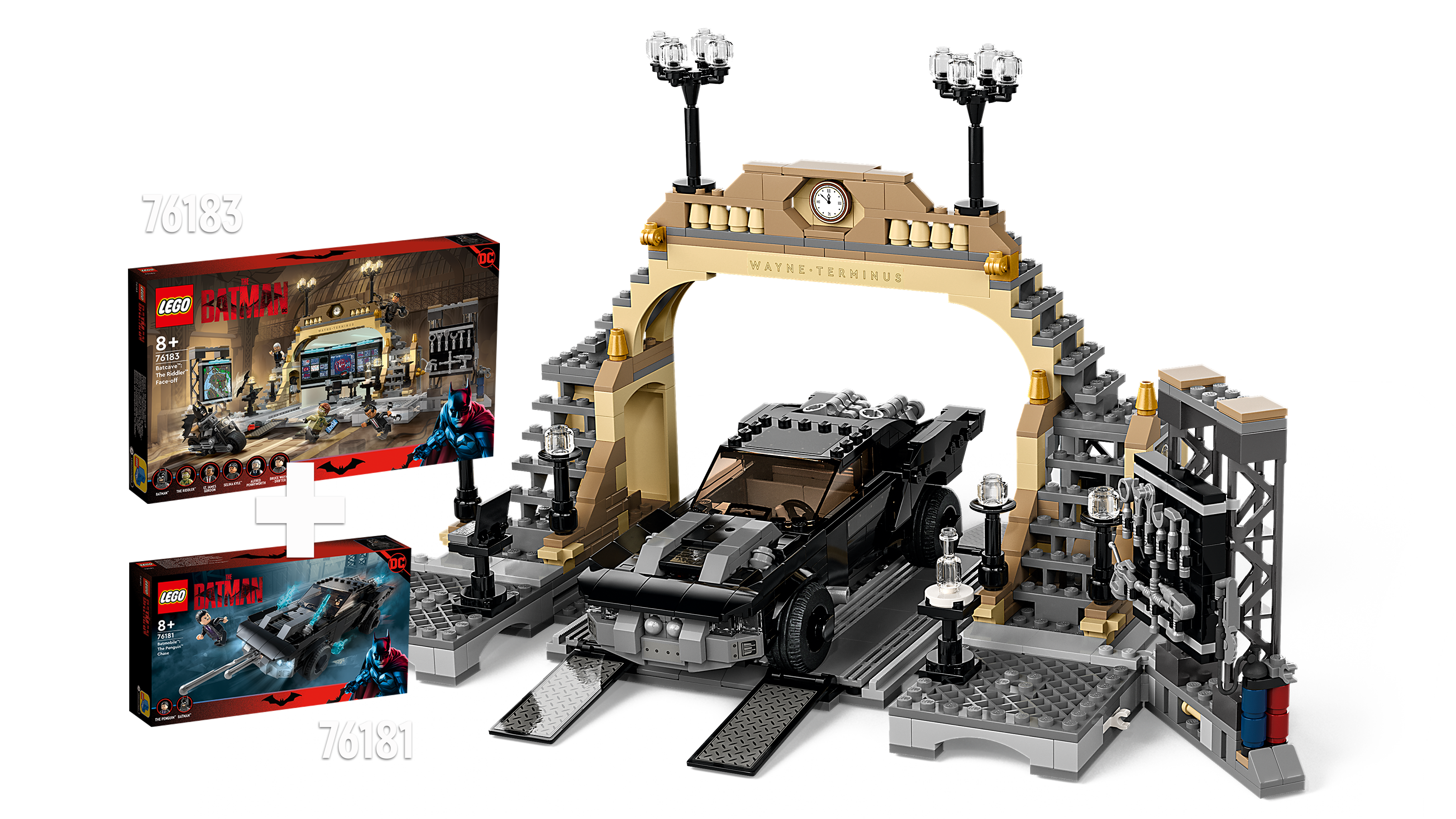 LEGO DC The Batman Batcave The Riddler Face-off 76183 Building Set