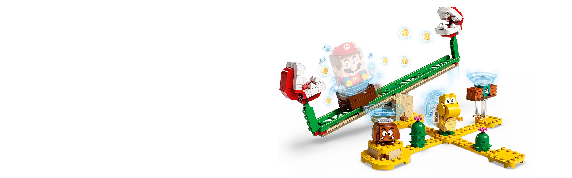 Piranha Plant Power Slide Expansion Set 71365 | LEGO® Super Mario 