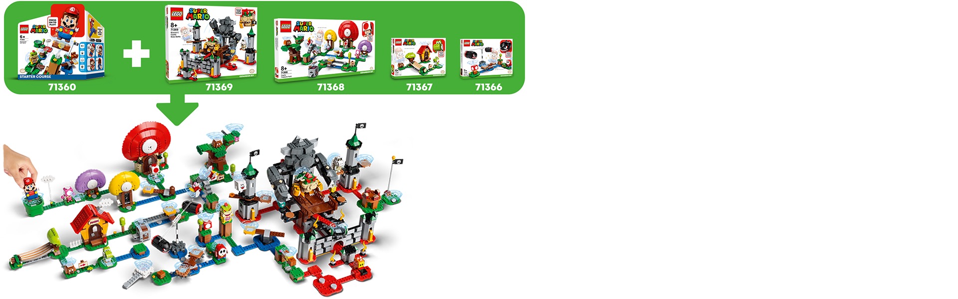 Piranha Plant Power Slide Expansion Set 71365 | LEGO® Super Mario™ | Buy  online at the Official LEGO® Shop US