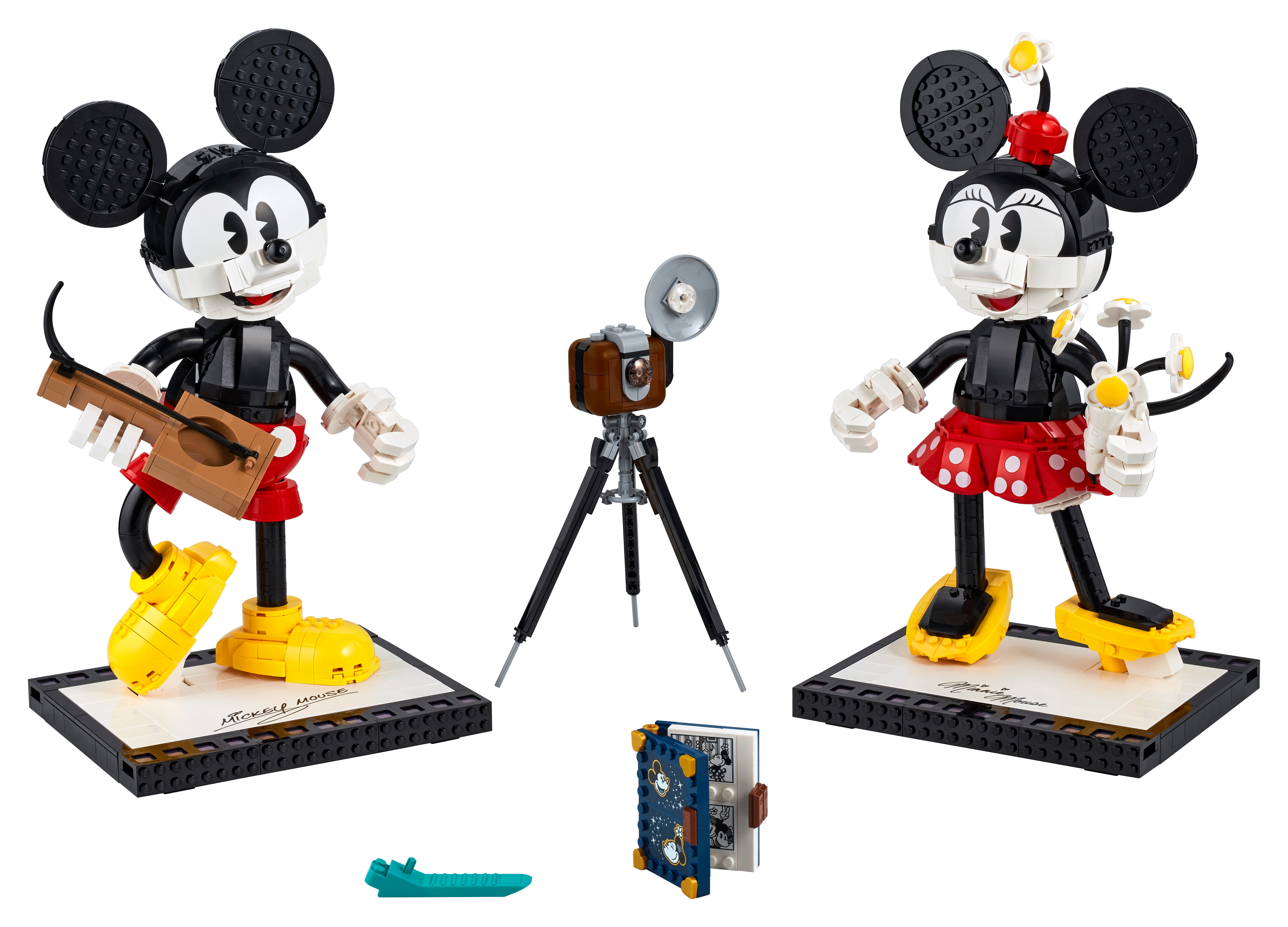 Mickey Mouse & Minnie Mouse personages om zelf te bouwen 43179 | Disney™ | LEGO® NL