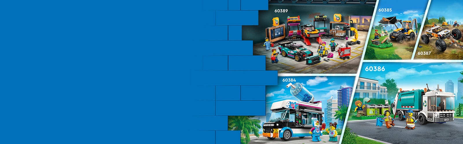 LEGO 60386 City Le Camion de Recyclage, Jouet pour Un Mode de Vie Durable,  Camion-Poubelle avec 3 Bacs de Triage, Jeu Éducatif, Idée Cadeau Enfants 5