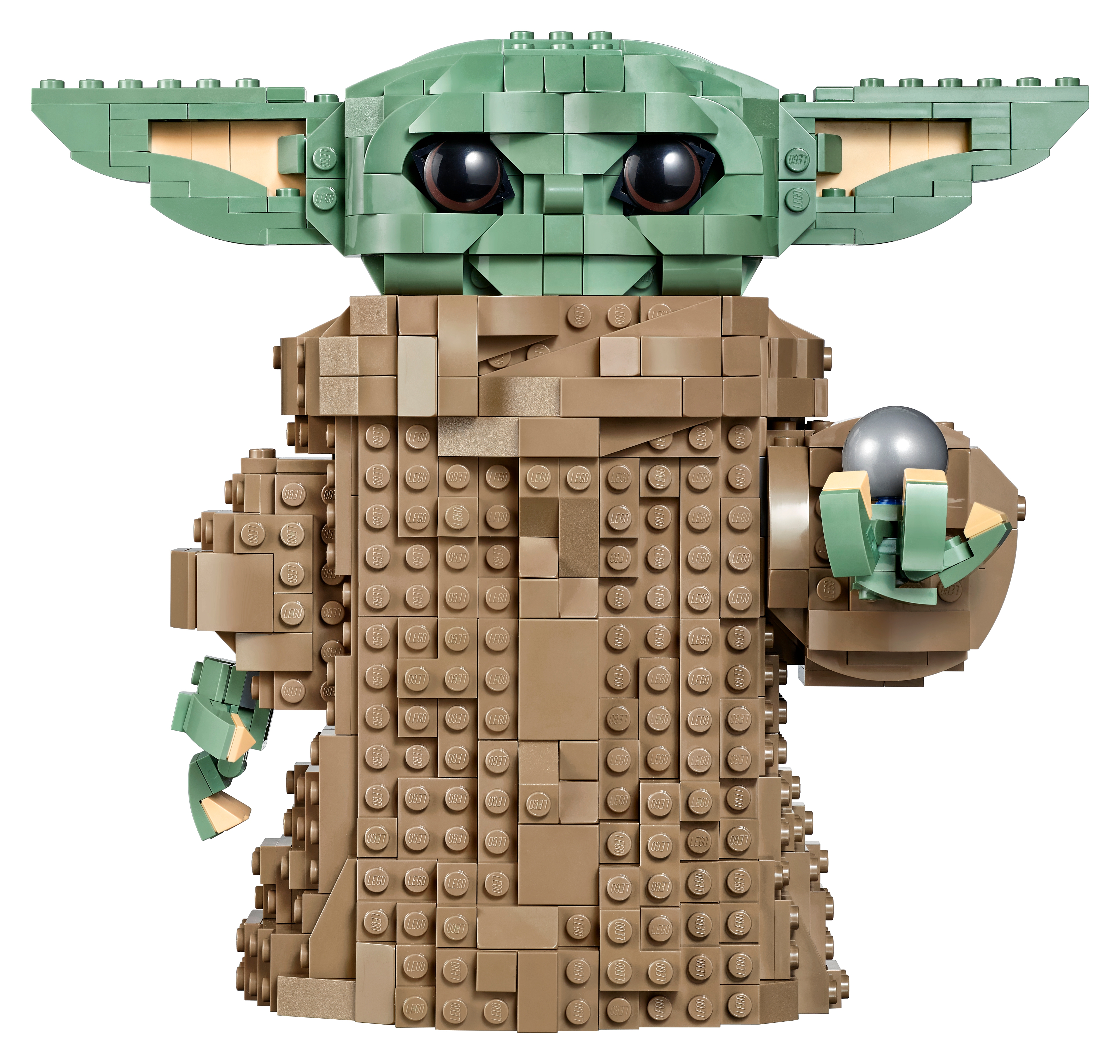 LEGO Star Wars: The Child - Grogu - Baby Yoda Minifigure with  Carrier/Backpack - Very Small (Less Than 1 inch Tall), Clear