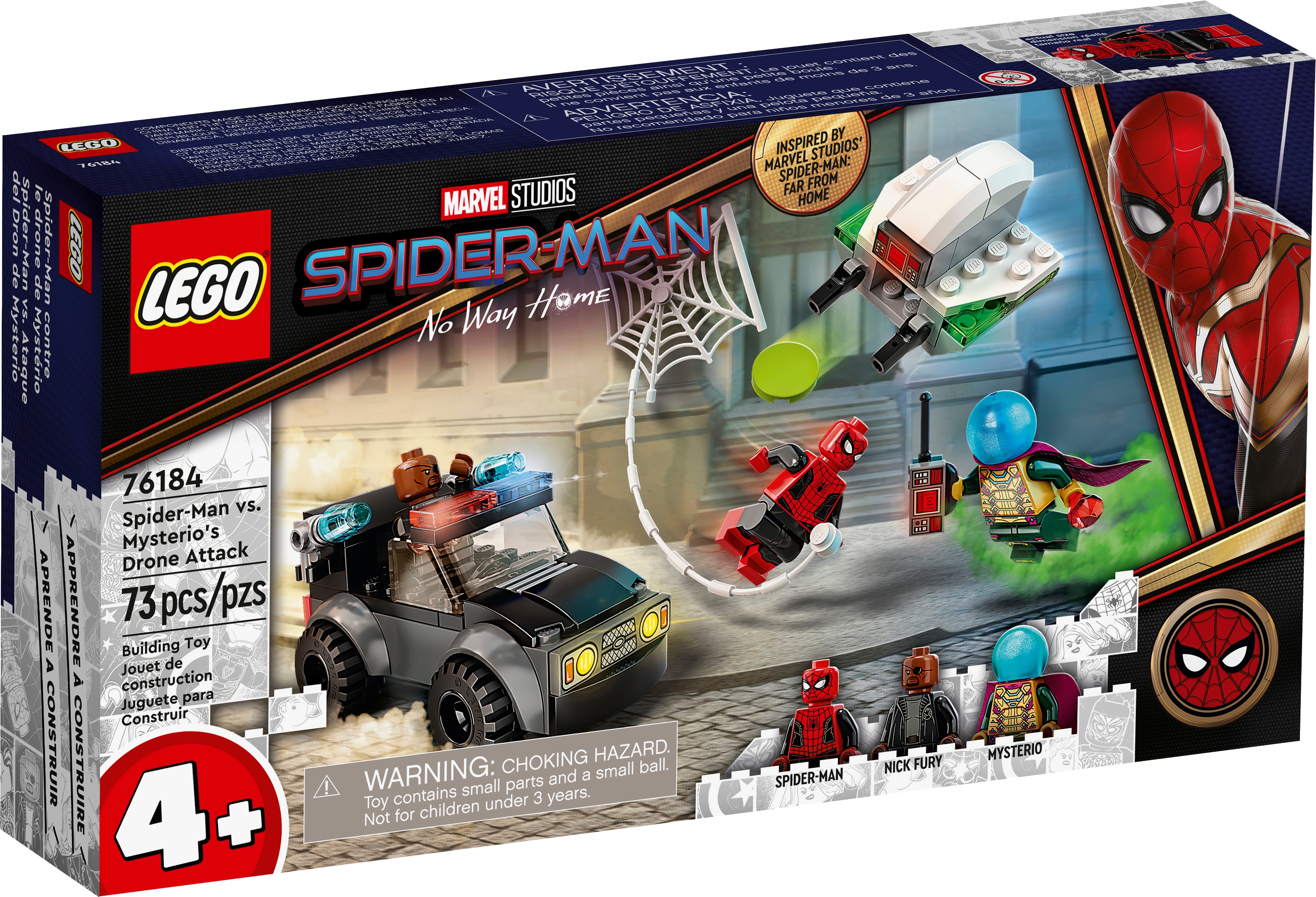 Spider-Man vs. Ataque del Dron de Mysterio 76184 | Spider-Man | Oficial LEGO®  Shop MX