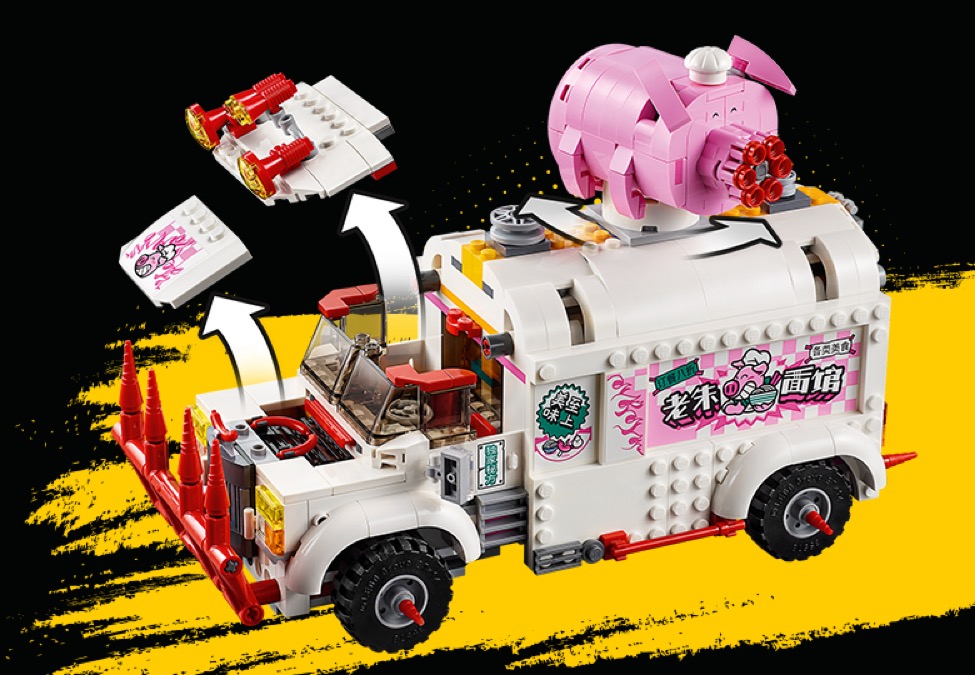 Pigsy's Food Truck 80009 | Monkie Kid™ | Buy online at the