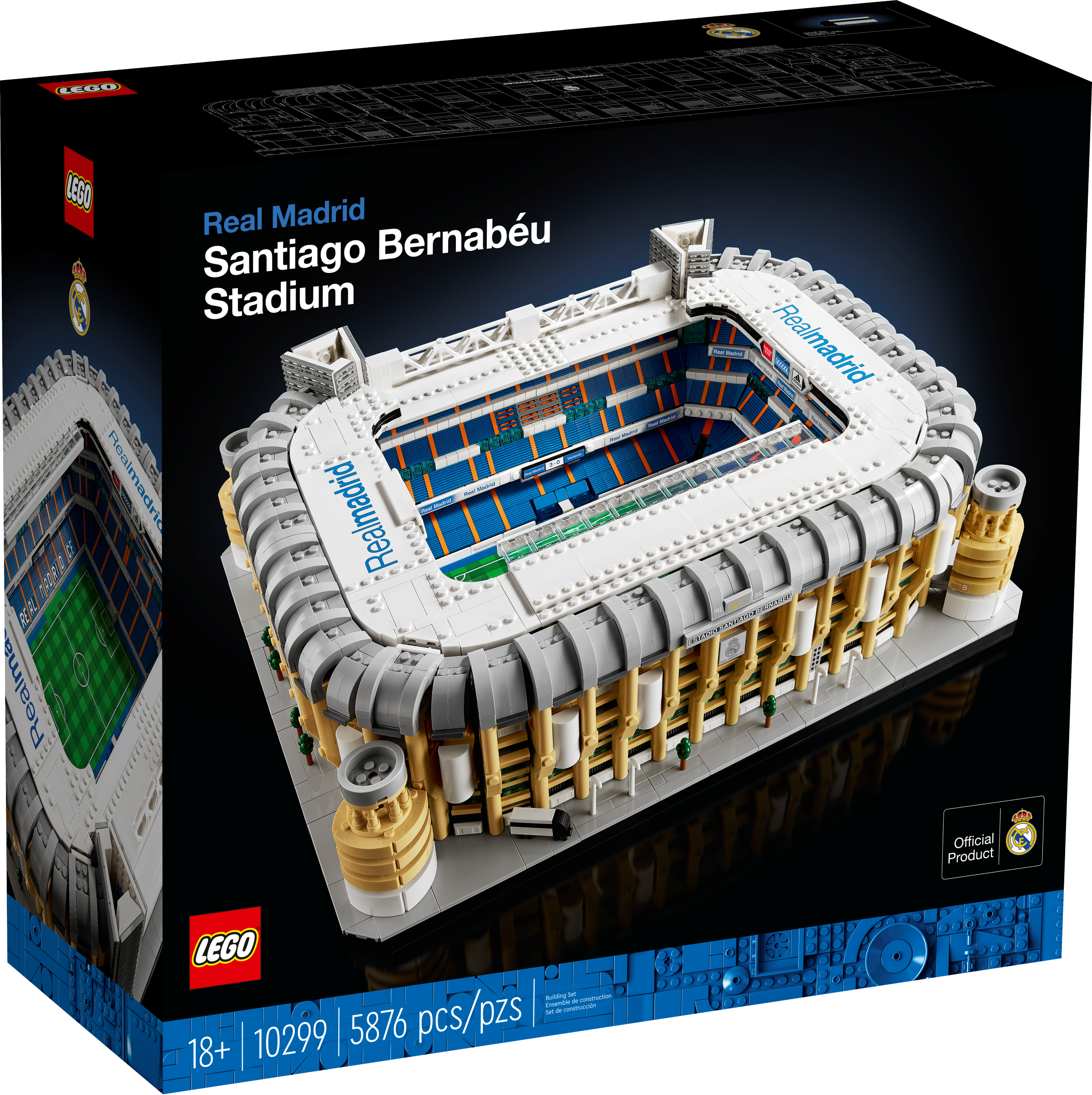 Real Madrid – Santiago Bernabéu Stadium 10299 | LEGO® Icons | Buy online at  the Official LEGO® Shop US