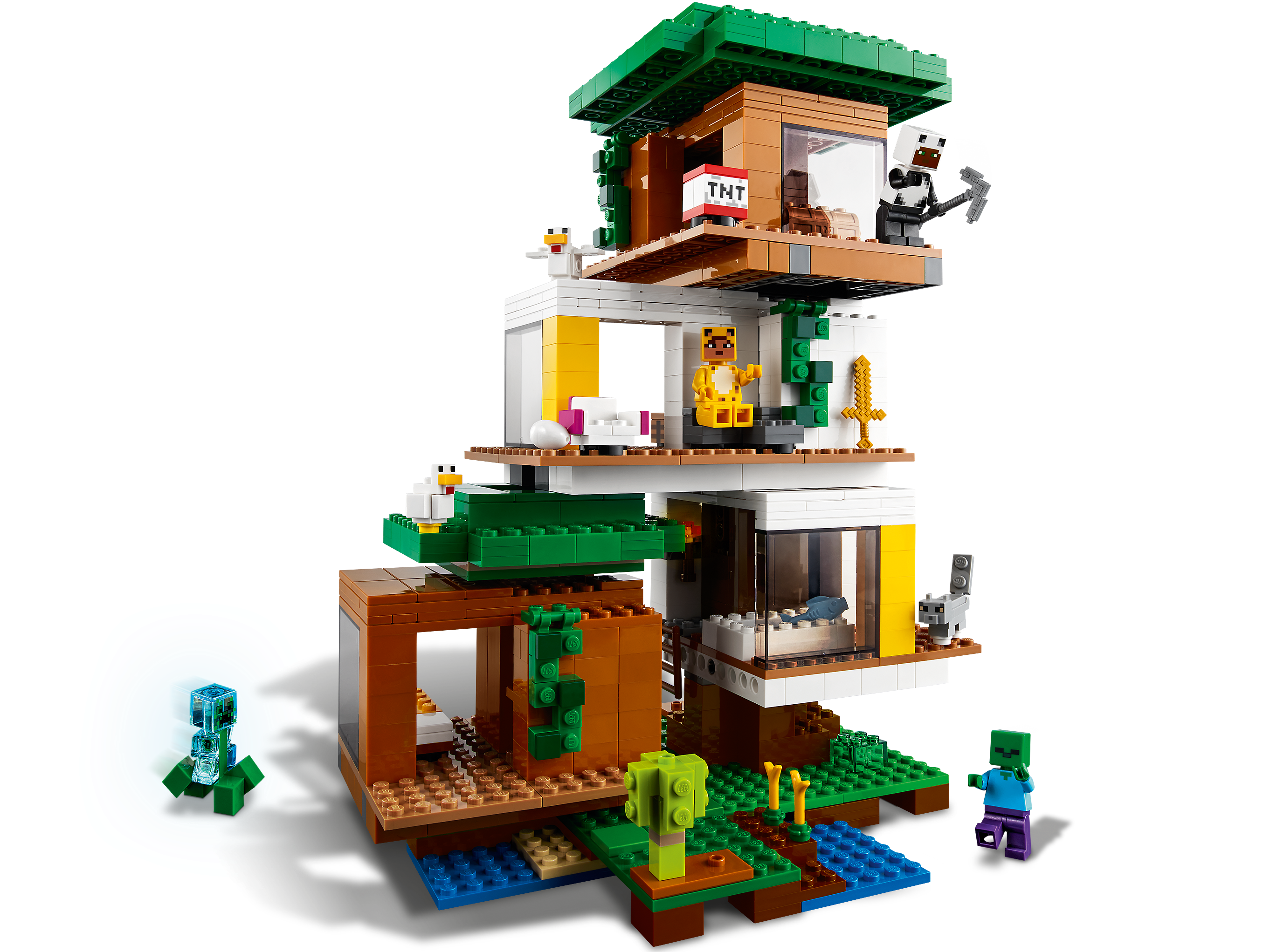 Lego 21174 Minecraft a Casa Da Árvore Moderna