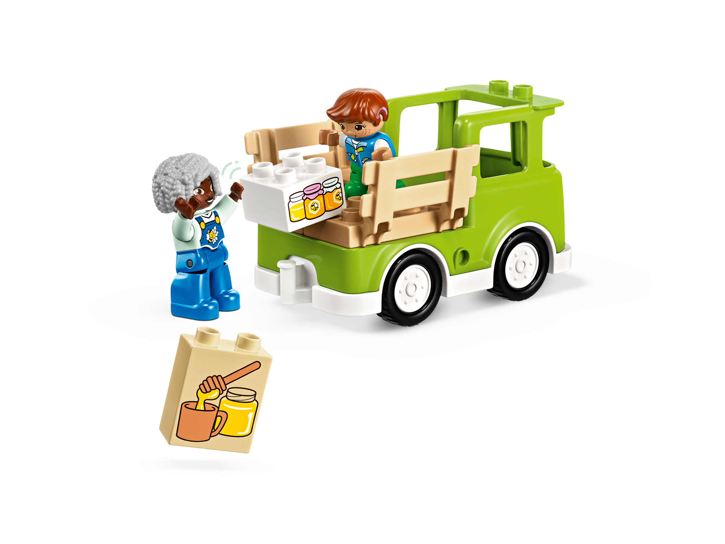 LEGO DUPLO Ma Ville 10419 Prendre Soin des Abeilles et des Ruches, Jouet  Éducatif pour Enfants, 2 Figurines d'Abeilles pas cher 