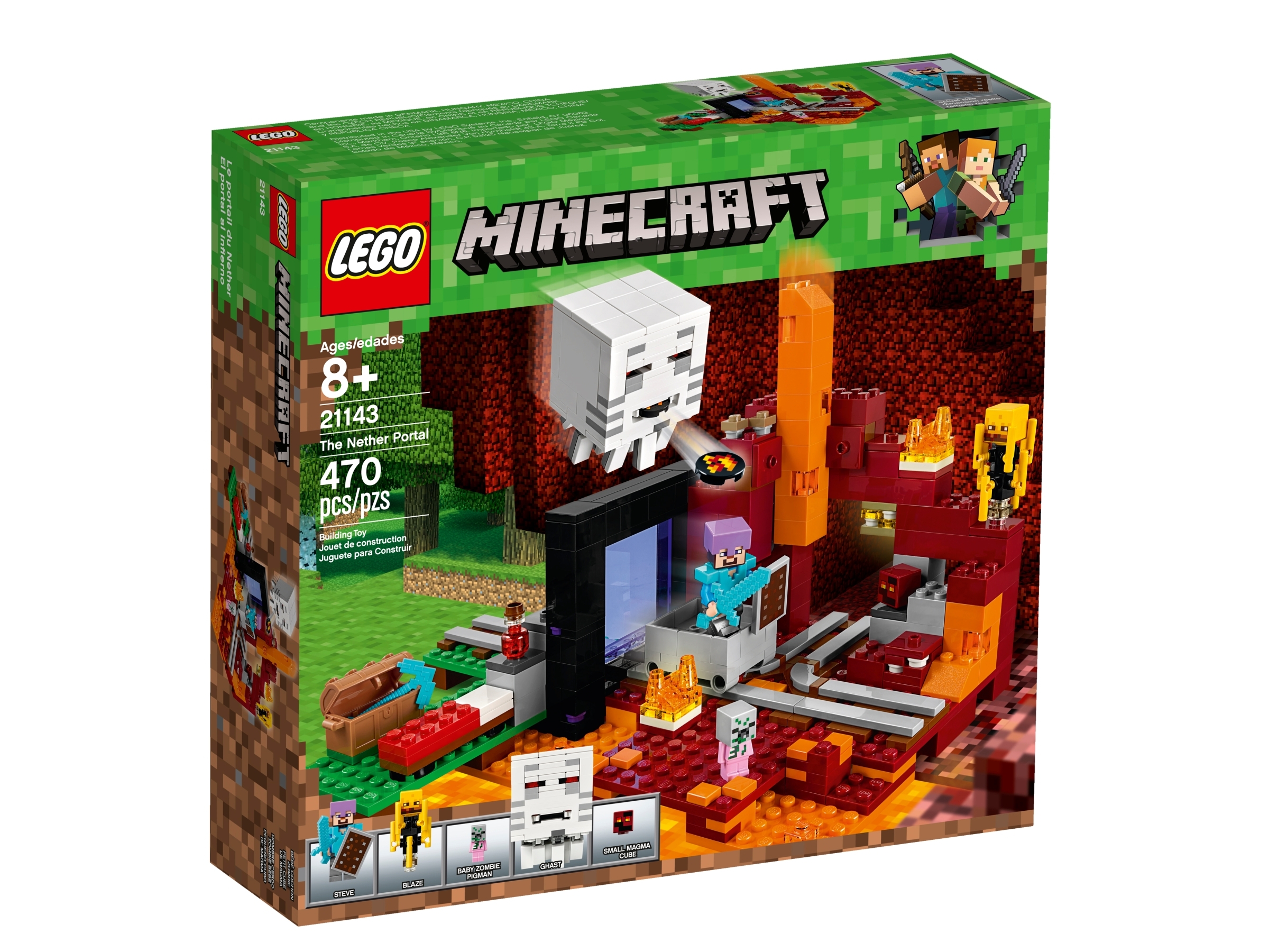The Nether Portal Minecraft Buy Online At The Official Lego Shop Gb