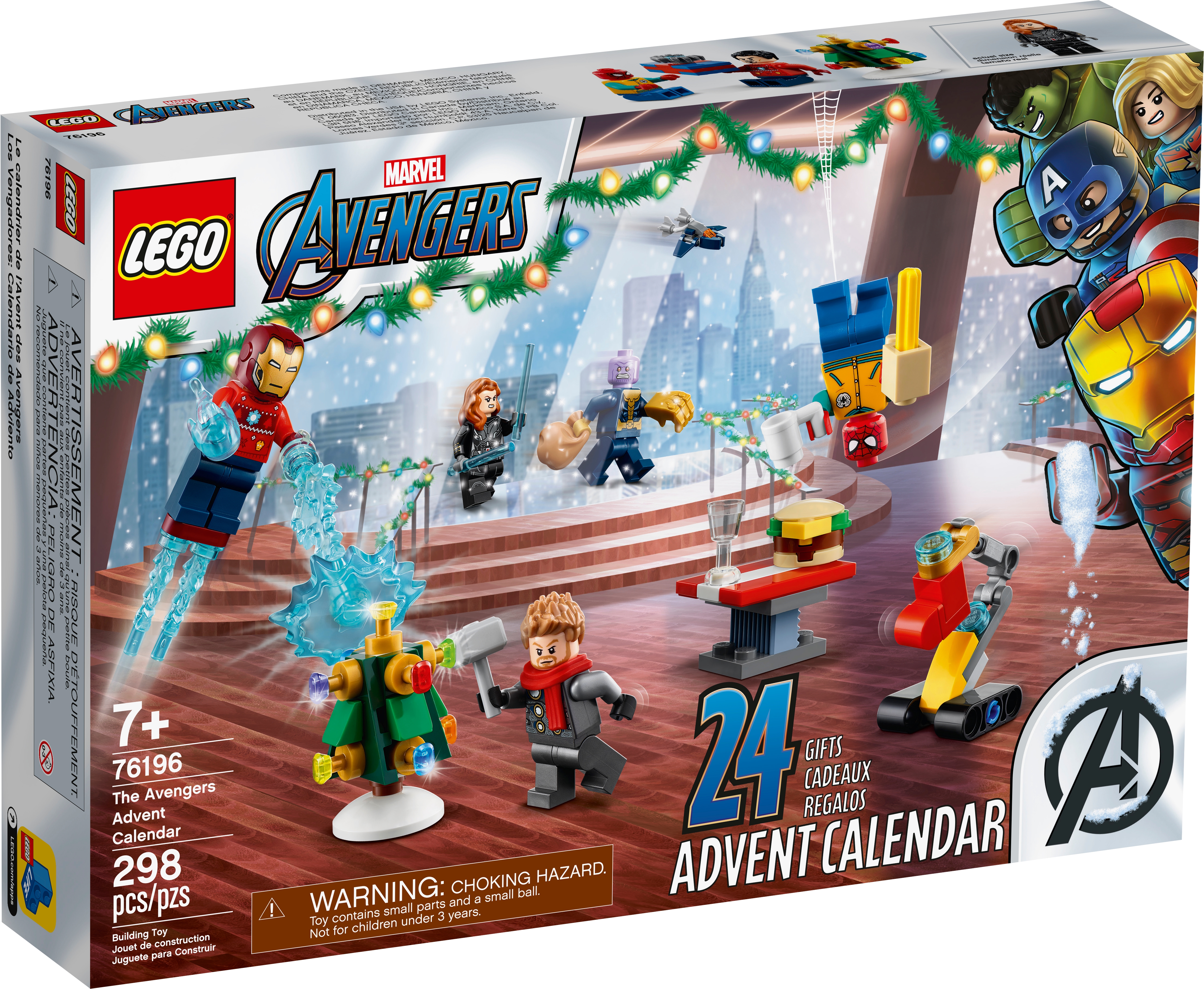 Lego Marvel The Avengers Advent Calendar 76196 Marvel Buy Online At The Official Lego Shop Gb