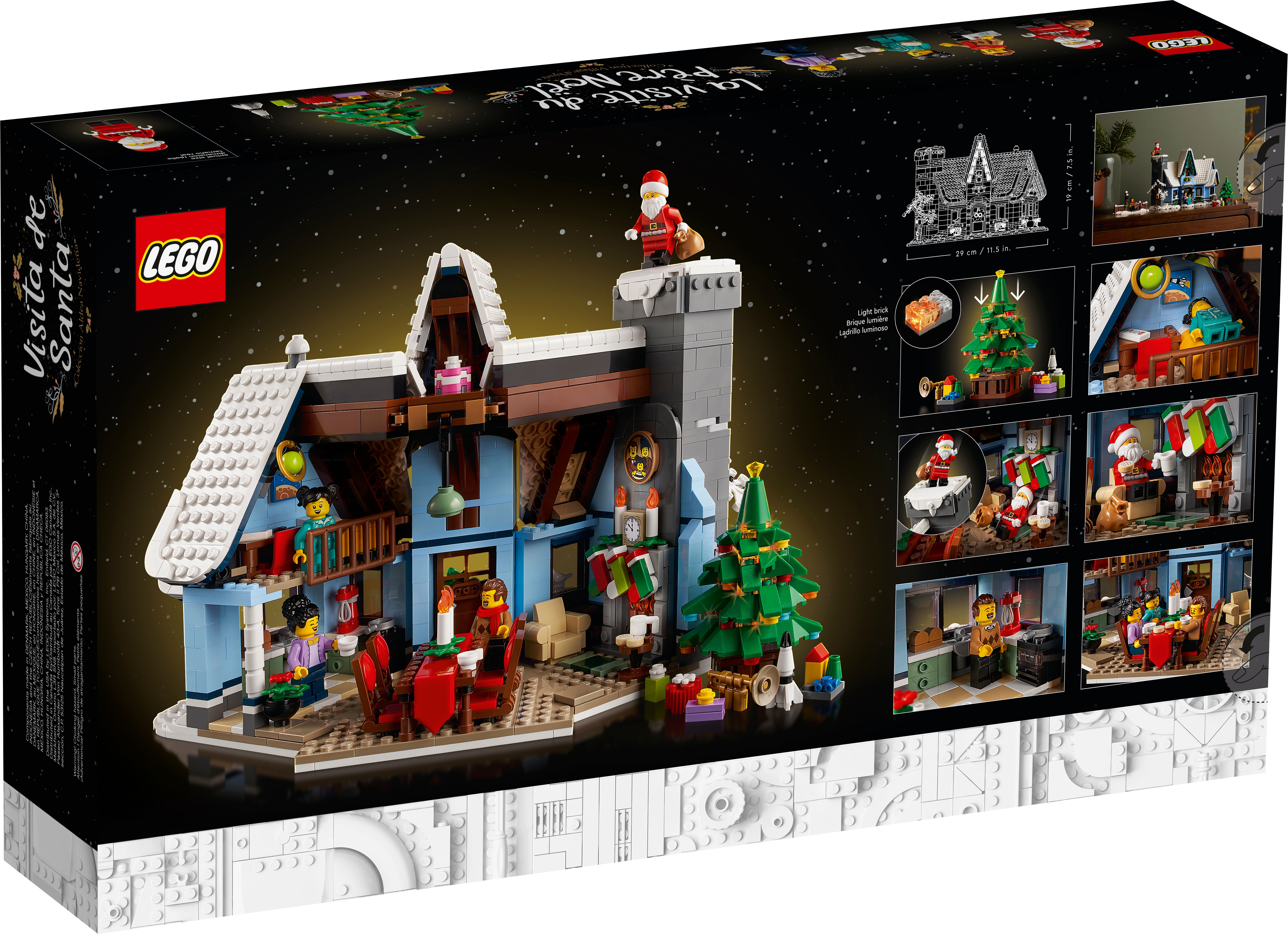 Julemandens besøg 10293 LEGO® Icons | Officiel LEGO® Shop