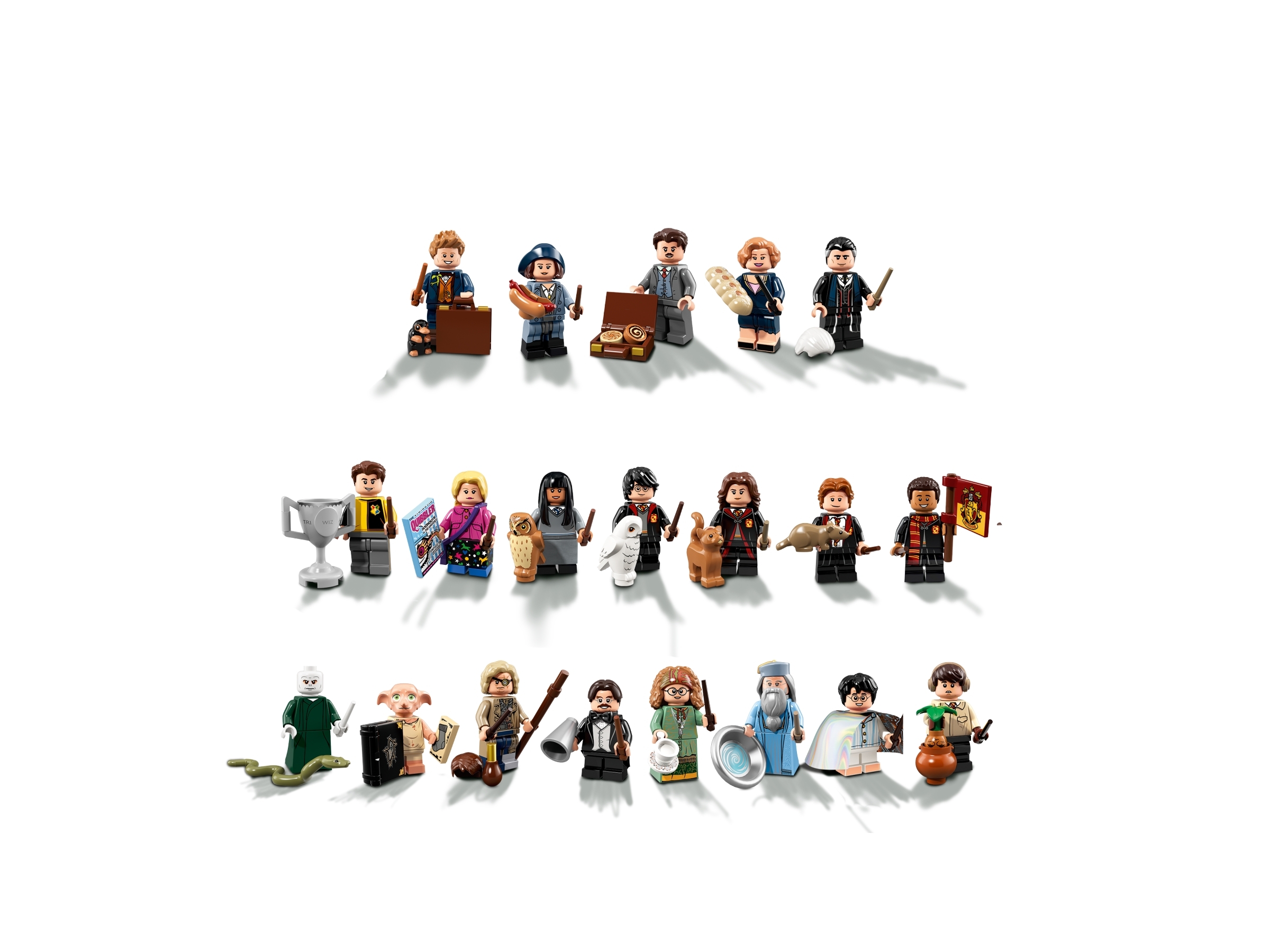 all harry potter lego minifigures