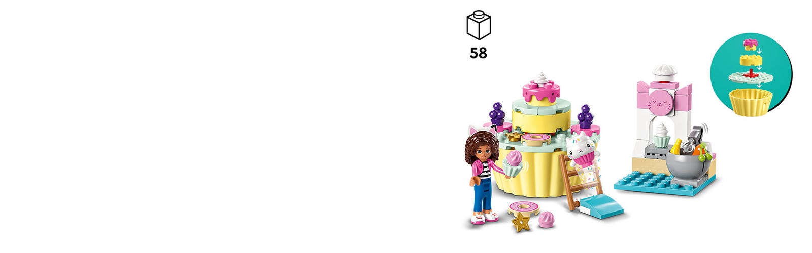 Bakey with Cakey Fun  LEGO Gabby's Dollhouse build & review 