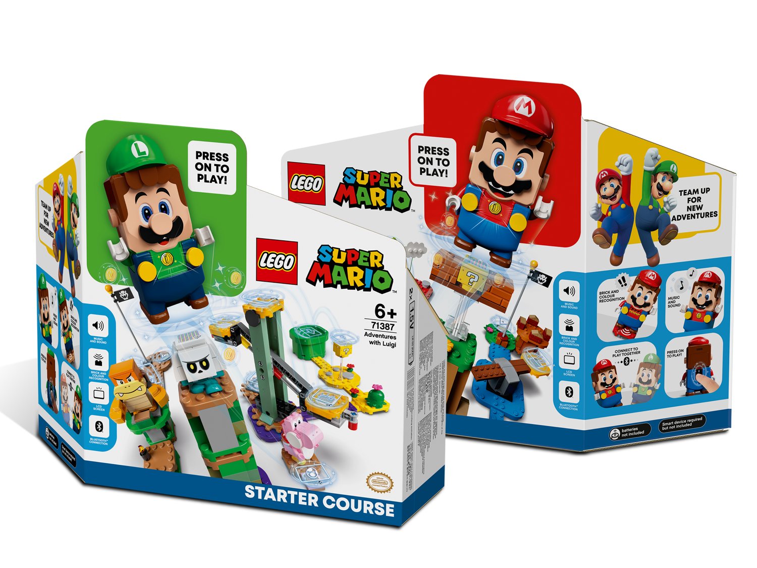 LEGO Super Mario Adventures with Mario Starter Course 71360 Building Kit,  Interactive Set Featuring Mario, Bowser Jr. and Goomba Figures (231 Pieces)  