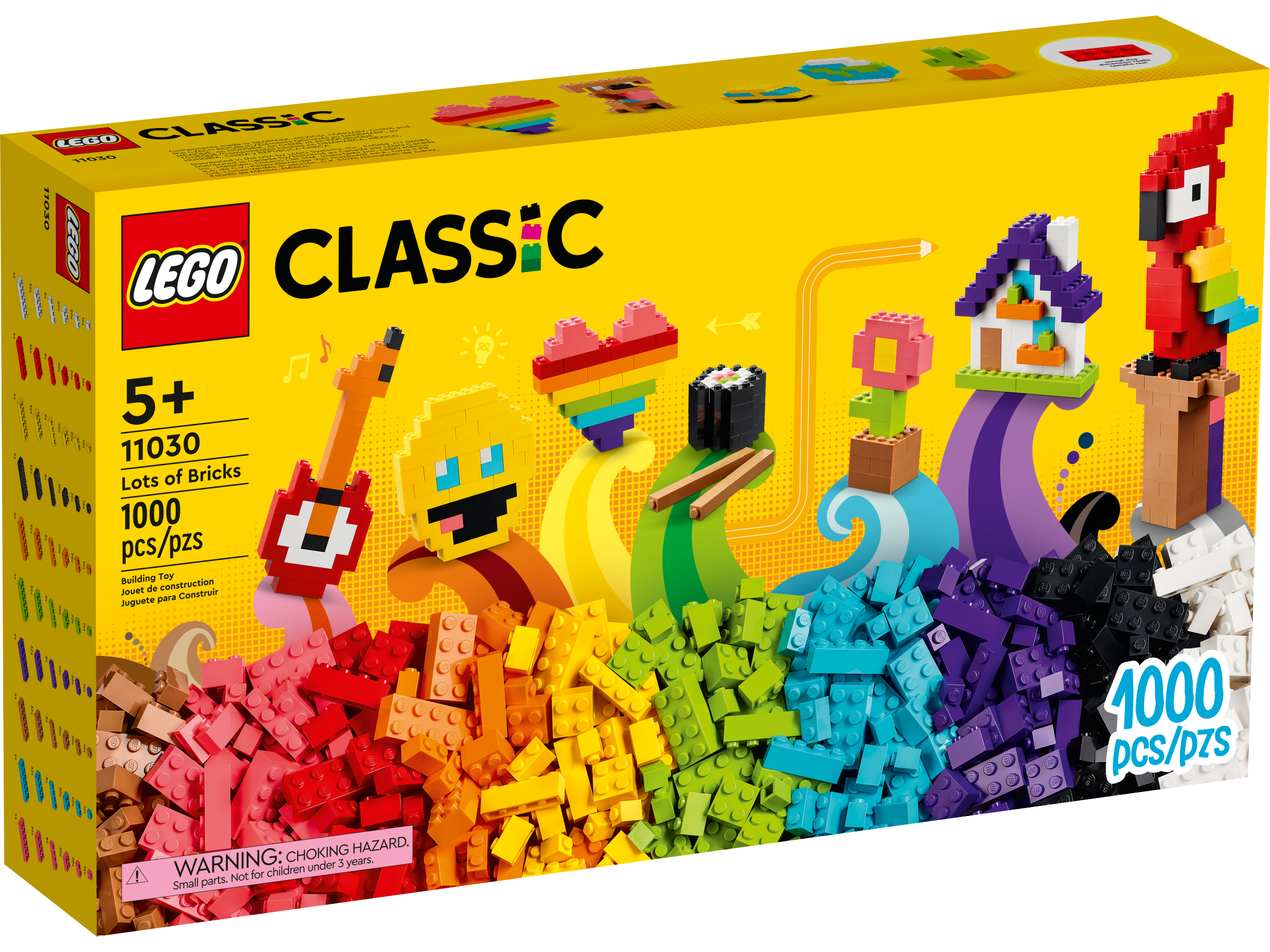 200 pièces briques et blocs Lego uniquement lot en vrac de