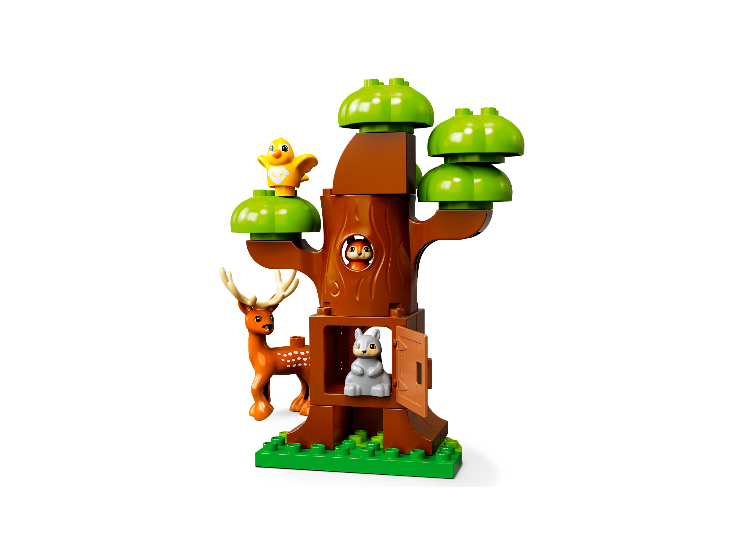 LEGO 10979 DUPLO Animaux Sauvages dEurope, Jouet dEveil des 2 Ans,  Figurines de Daims, Ours, Renard et Ecureuils - Maquette - Achat & prix