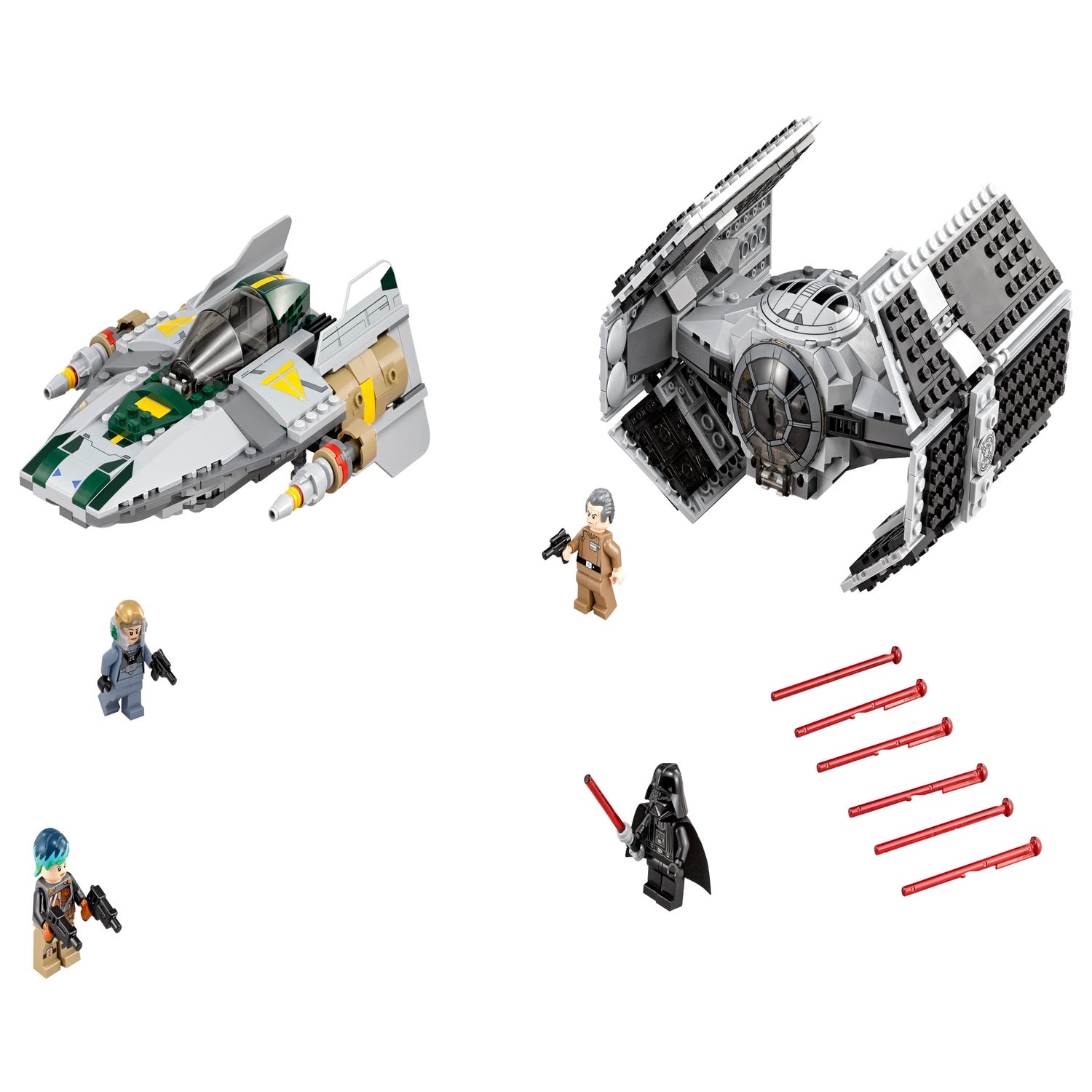Bijproduct Assortiment neus Vader's TIE Advanced vs. A-Wing Starfighter 75150 | Star Wars™ | Buy online  at the Official LEGO® Shop US