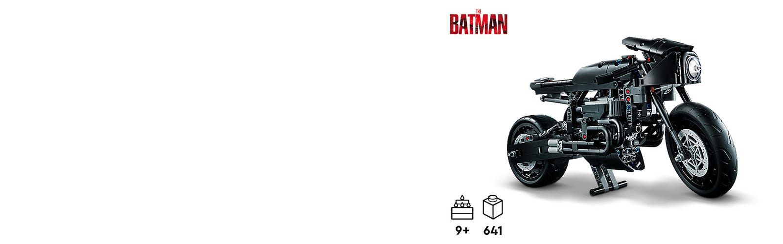 LEGO 42155 Technic Le Batcycle de Batman, Jouet de Moto à