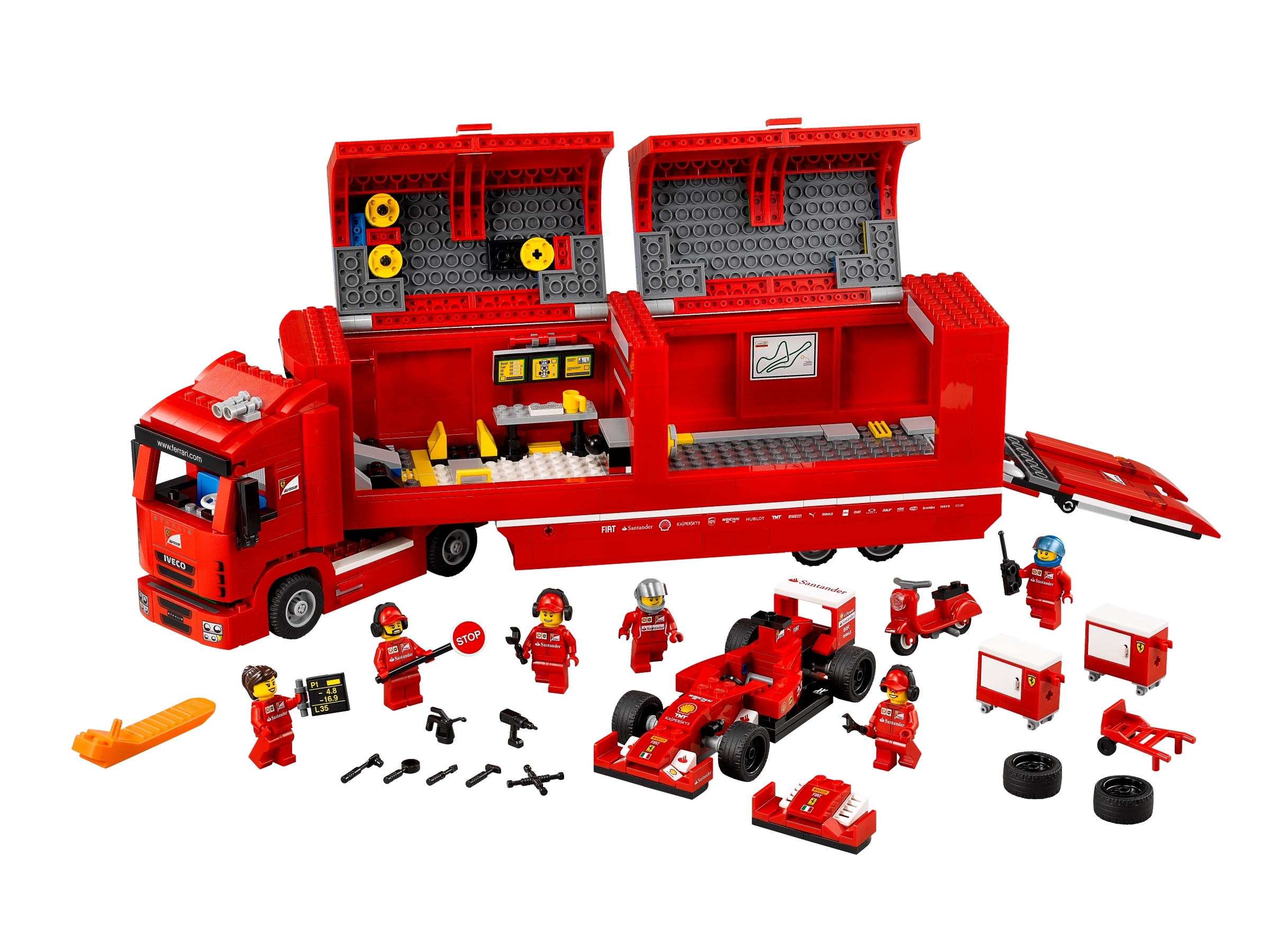 F14 T & Scuderia Ferrari Truck 75913 | Speed Champions | Buy online at the  Official LEGO® Shop US