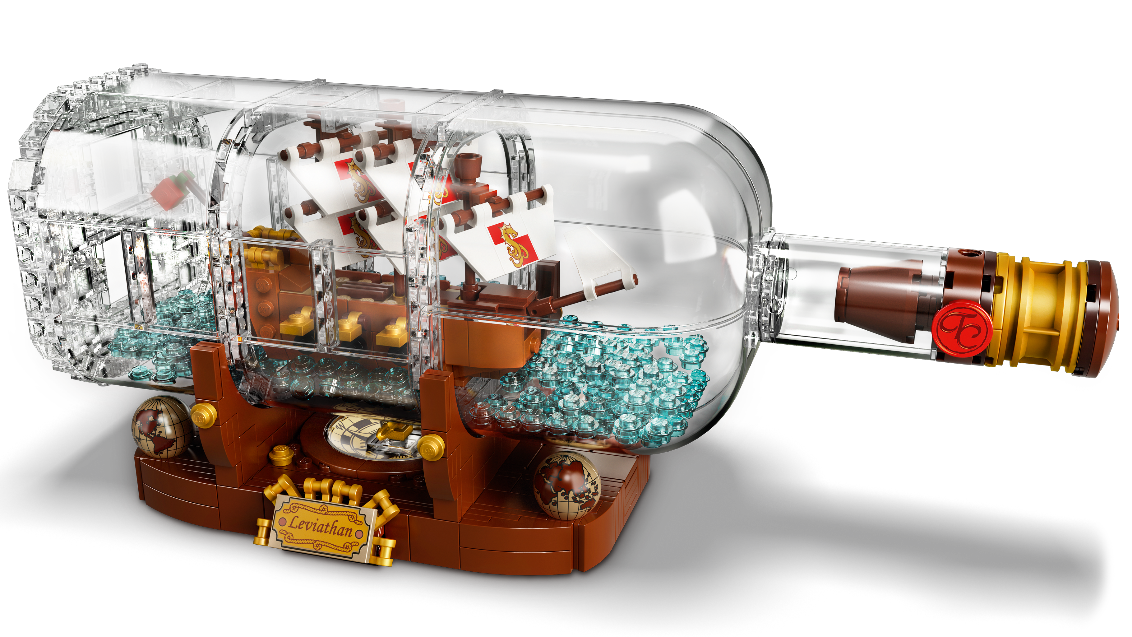 wakker worden Rimpels Lima Schip in een fles 92177 | Ideas | Officiële LEGO® winkel NL