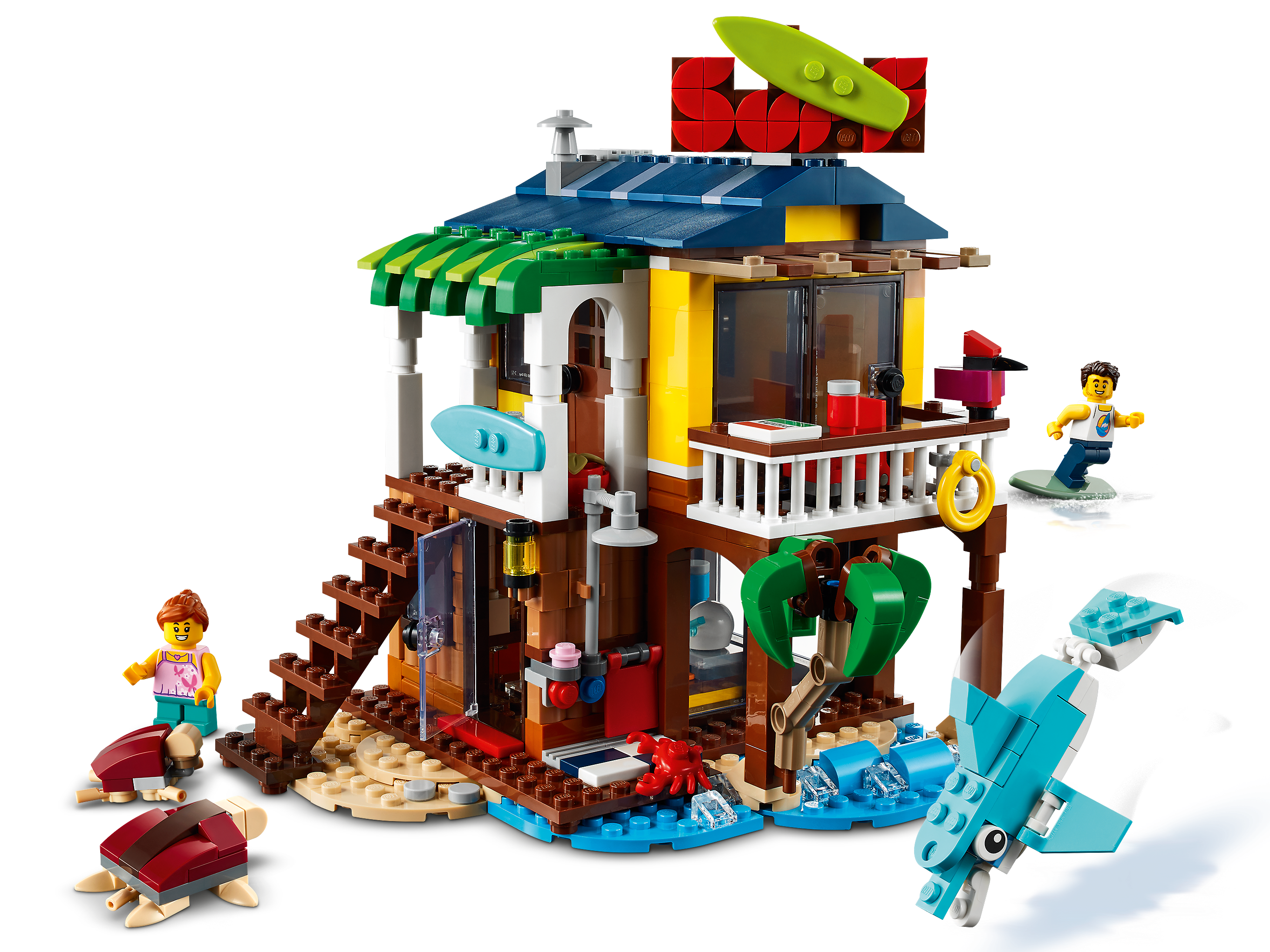 Surfer Beach House 31118 | Creator 3-in-1 online at the Official LEGO® Shop US