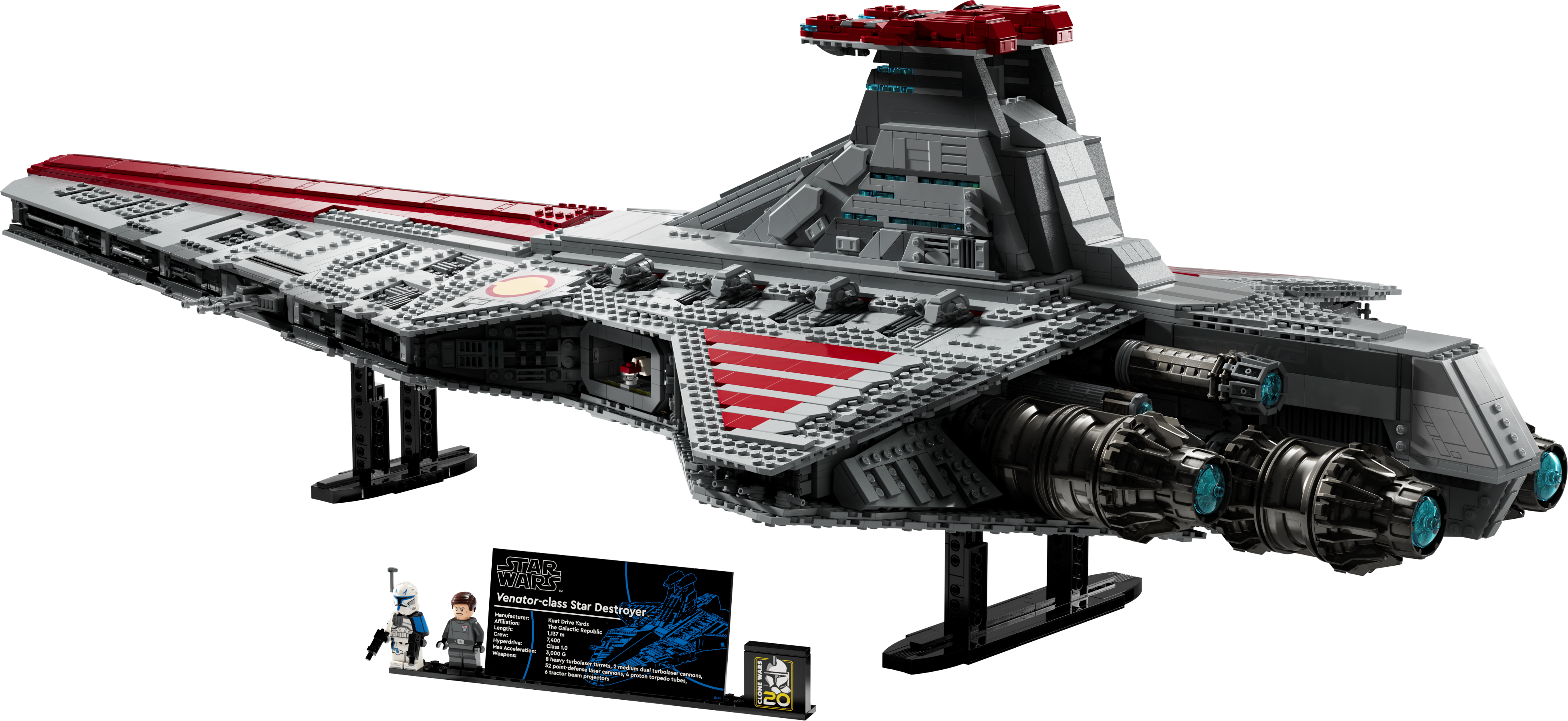 LEGO® UCS Venator-Class Republic Attack Cruiser Display Case (75367) –  Kingdom Brick Supply