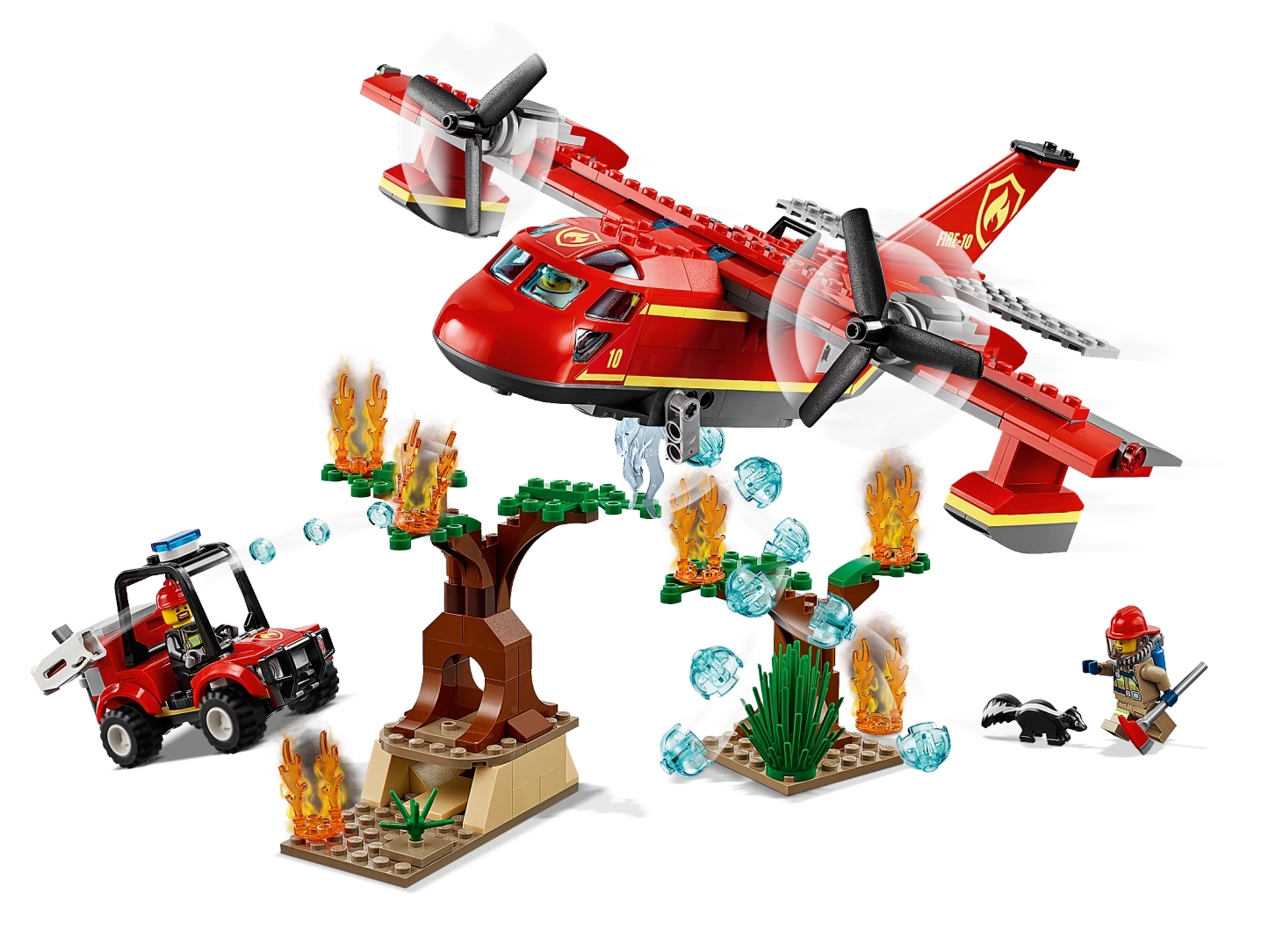 lego firefighter plane
