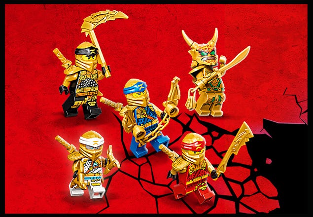 71774 - LEGO® NINJAGO - L'Ultra Dragon d'Or de Lloyd LEGO : King Jouet, Lego,  briques et blocs LEGO - Jeux de construction