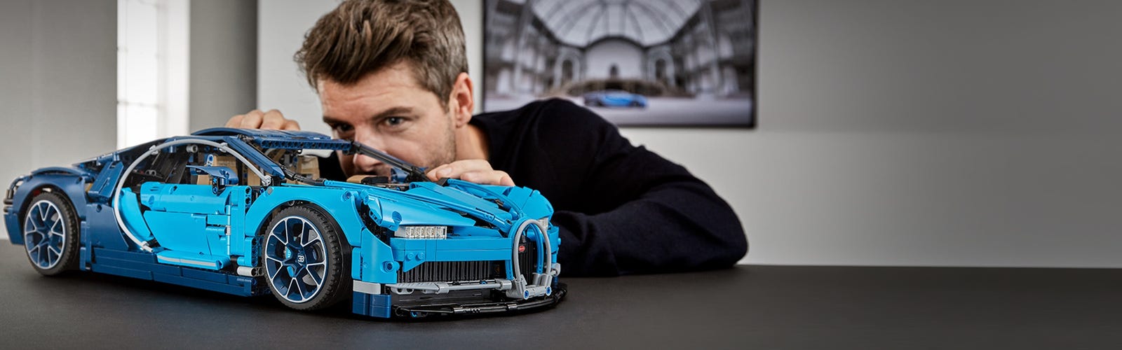 Bugatti Chiron Lego état neuf. Avec boîtes d'origine + les deux
