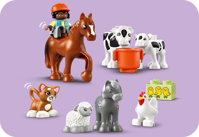 Lego duplo farm animals set online