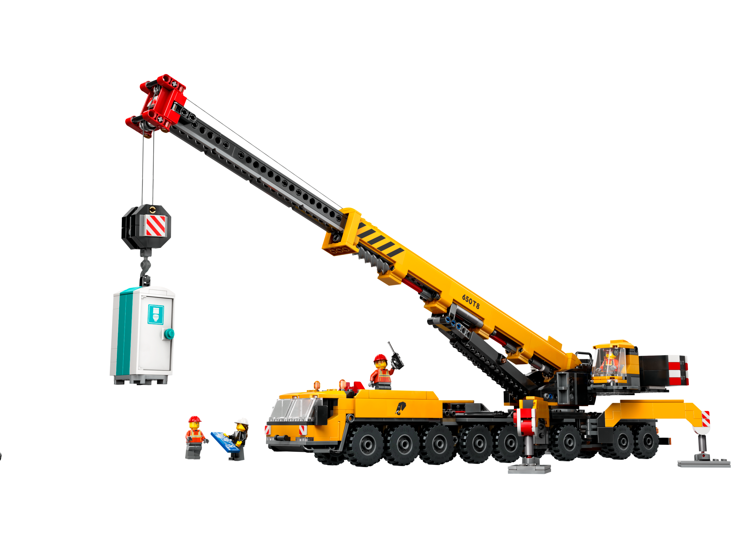 黄色移动式工程起重机60409 | 城市| LEGO.com CN