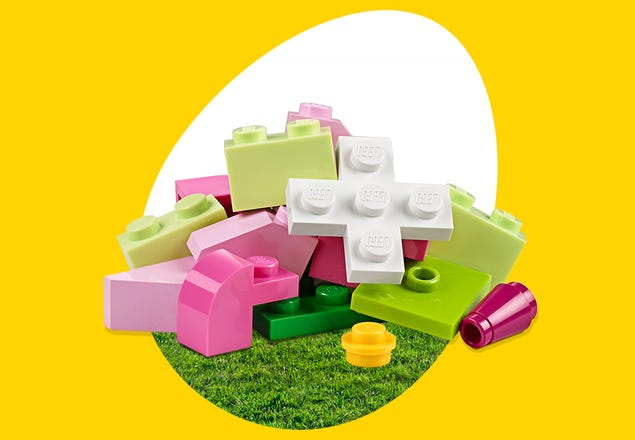 Lego Art Spring/Easter designs part 2 #lego #legoart #legotulip #legof