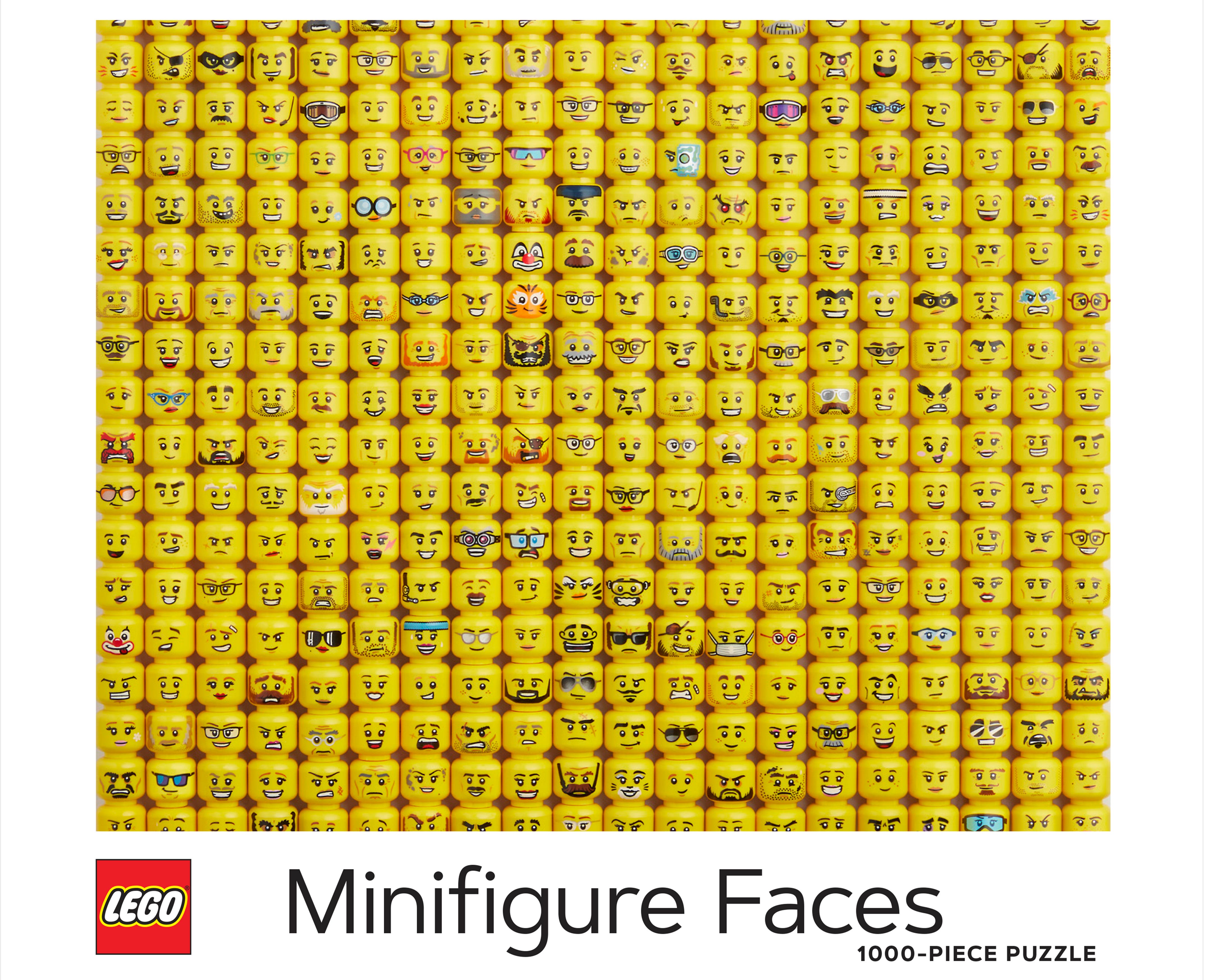 Zdjęcia - Klocki Lego Puzzle z twarzami minifigurek - 1000 elementów 