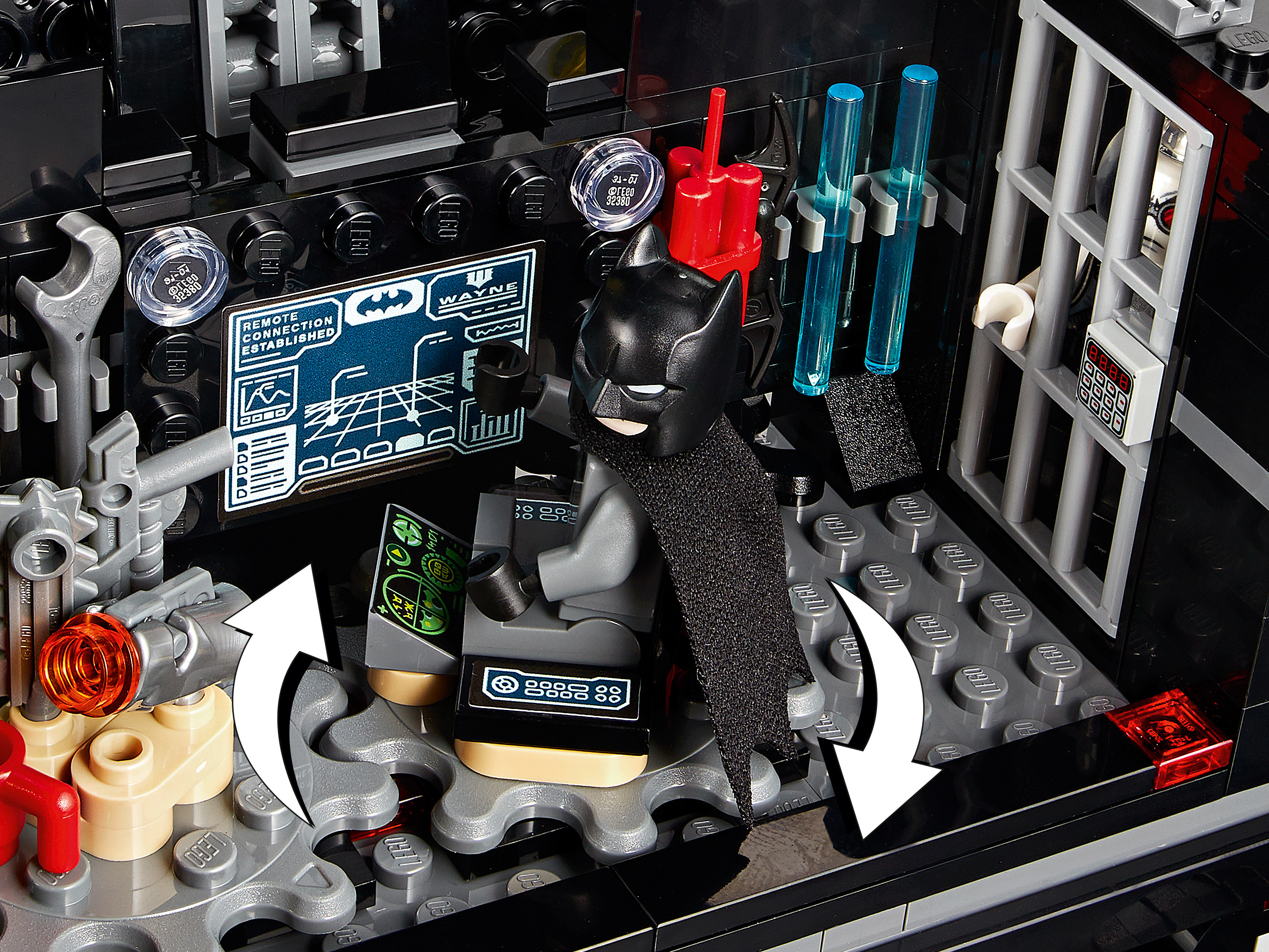LEGO DC Mobile Bat Base 76160 Batman Building Toy, Gotham City