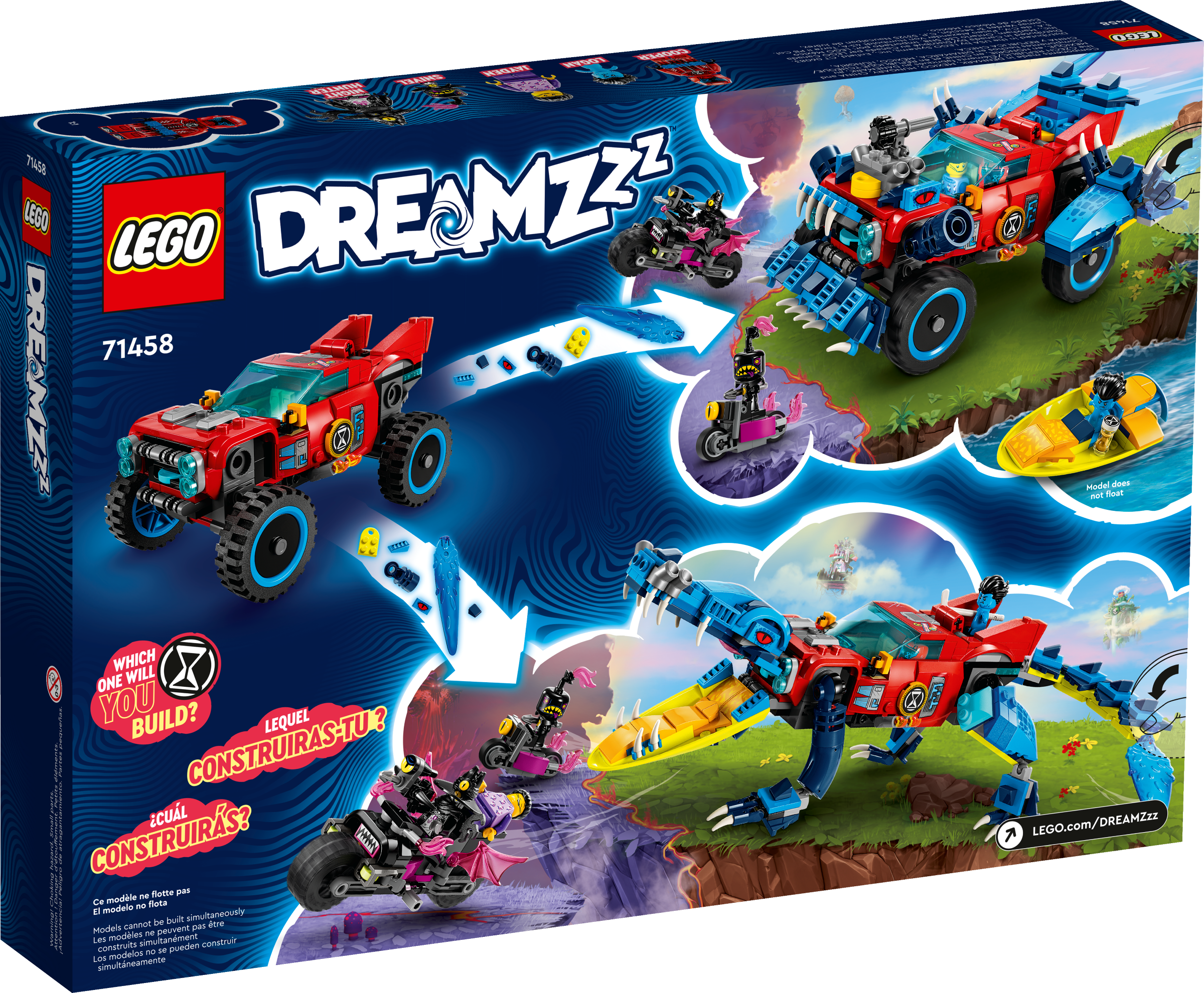 Crocodile Car 71458 | LEGO® DREAMZzz™ | Buy online at the Official LEGO®  Shop US