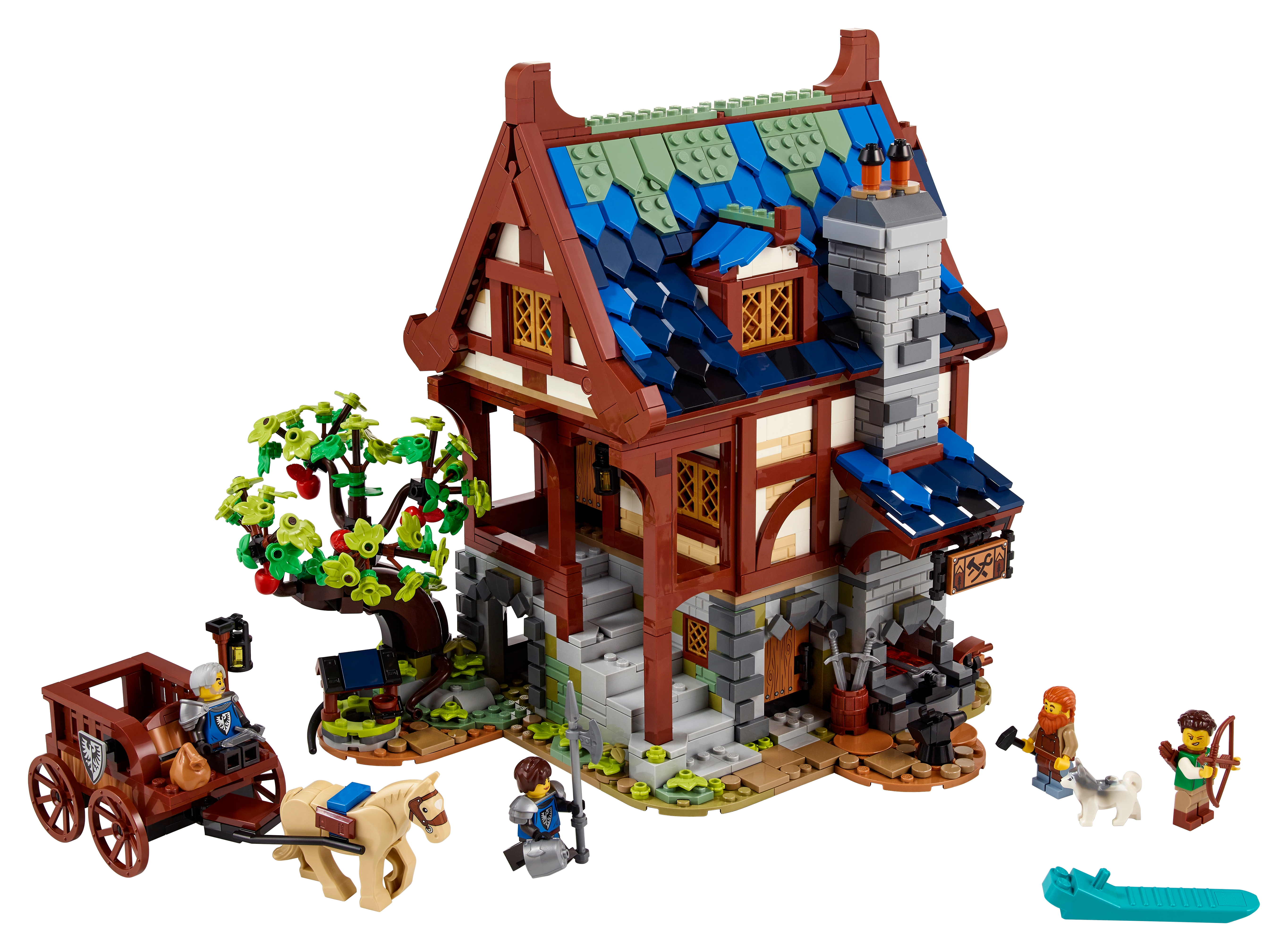 maagpijn Verheugen Nietje Medieval Blacksmith 21325 | Ideas | Buy online at the Official LEGO® Shop US