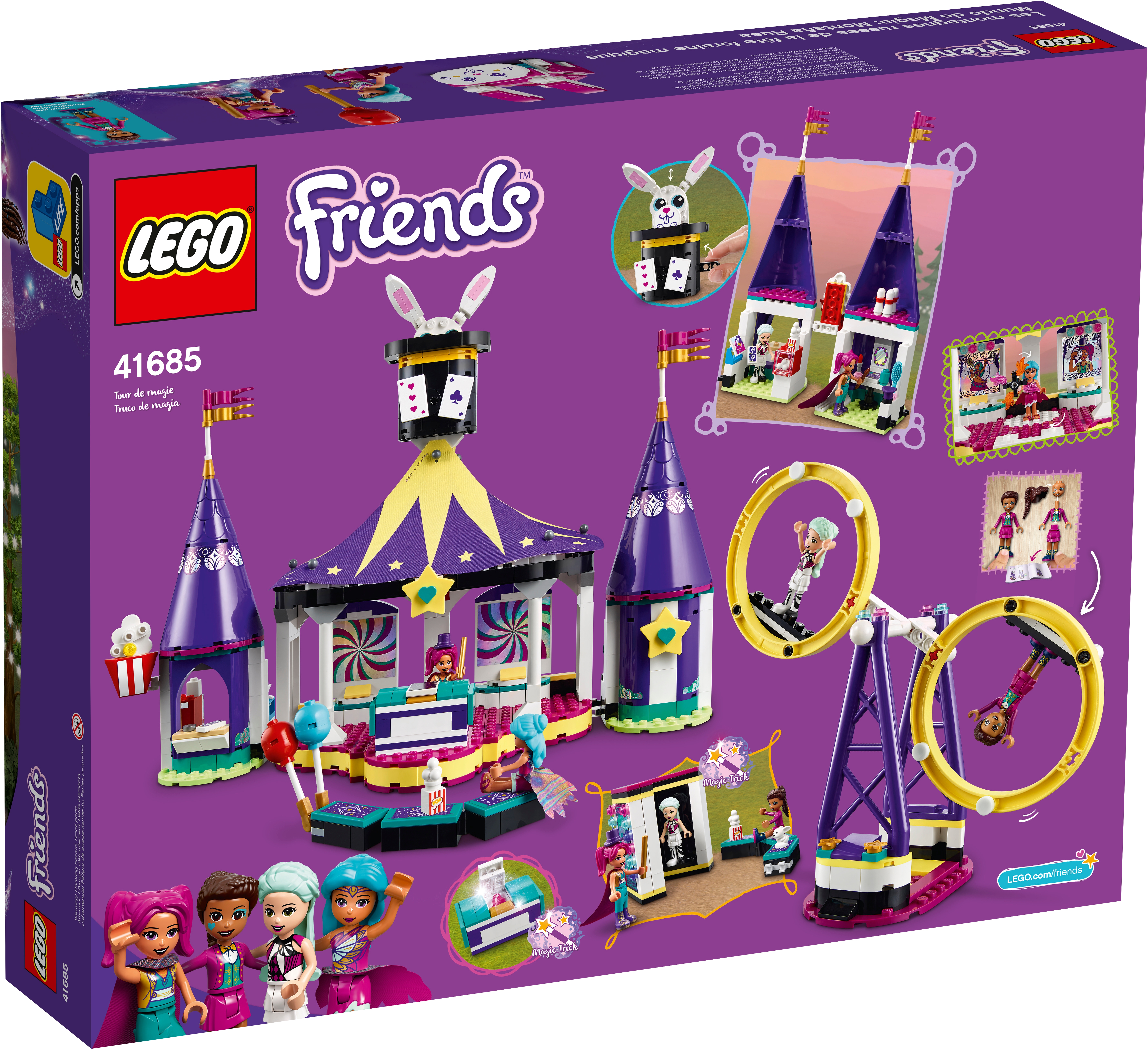 LEGO® Friends - Les montagnes russes de la fête foraine magique - 41685 au  meilleur prix