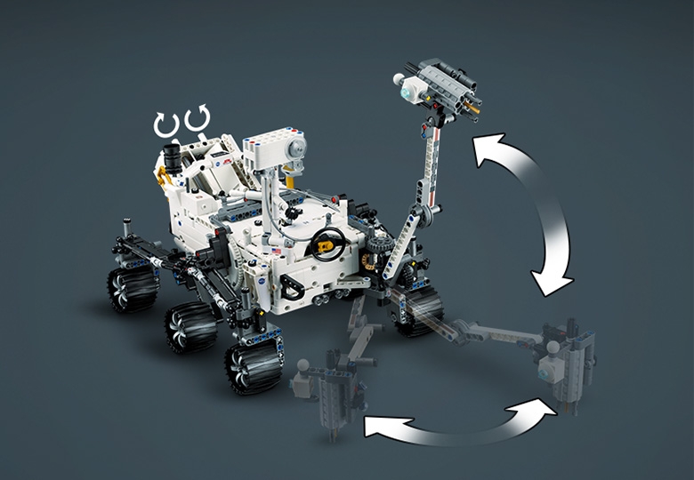 NASA 火星探査ローバー パーサヴィアランス 42158 | テクニック |レゴ