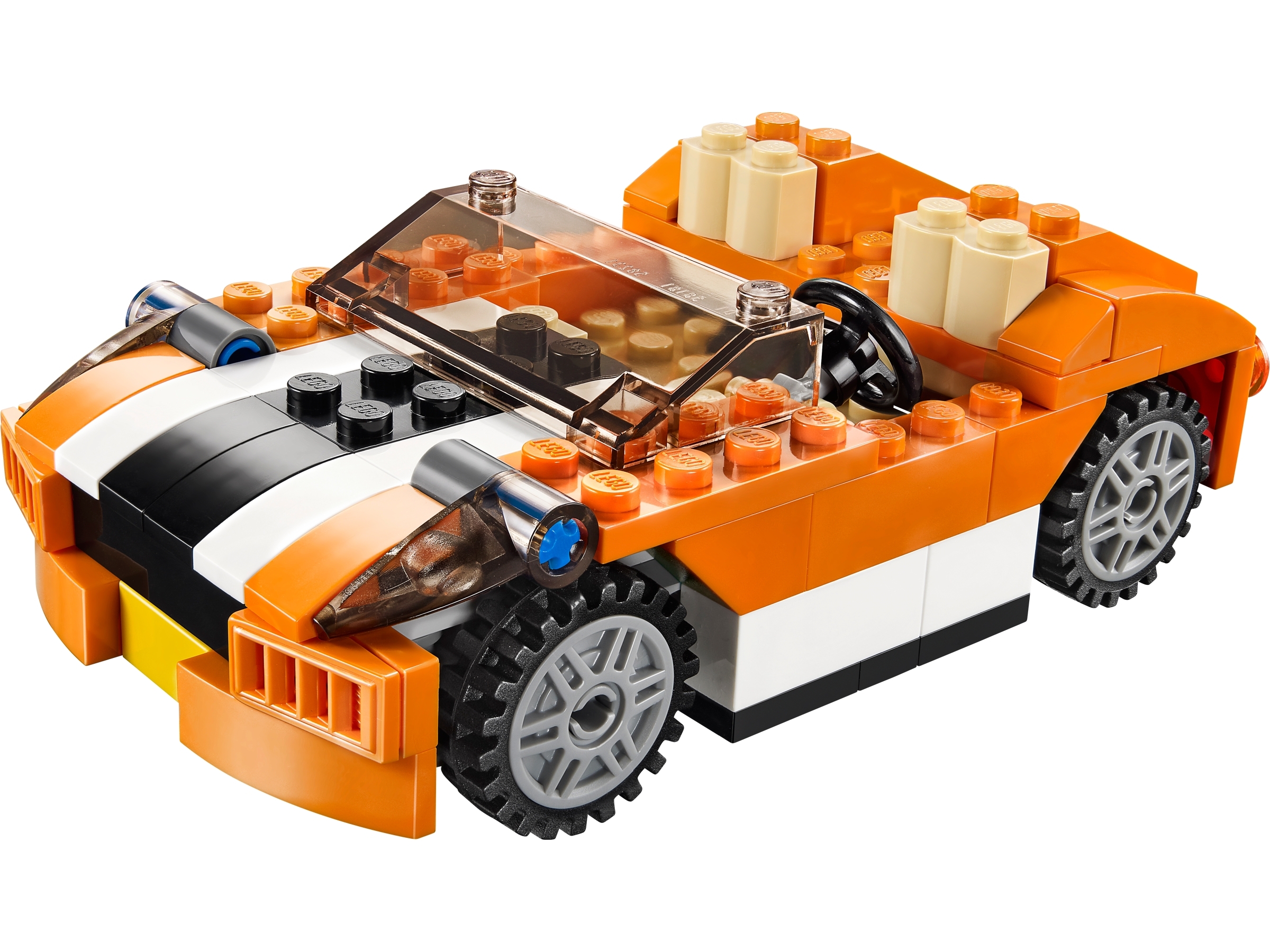 Lego creator store orange car