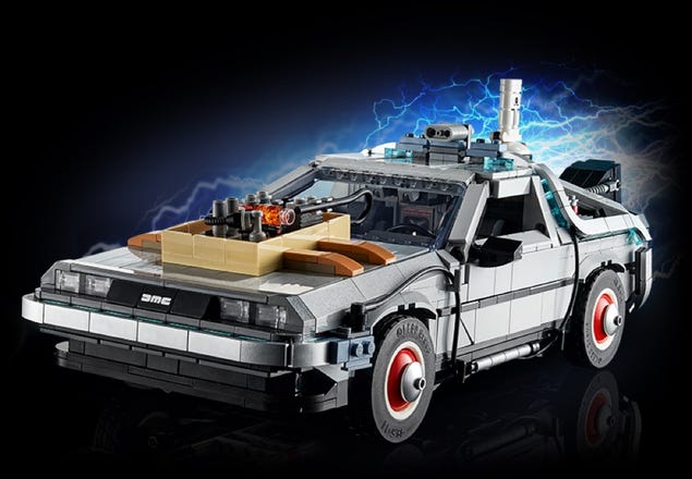 Go 'brick to the future' with the Lego DeLorean: Lego releases DeLorean set  just in time for the movie's 30th anniversary
