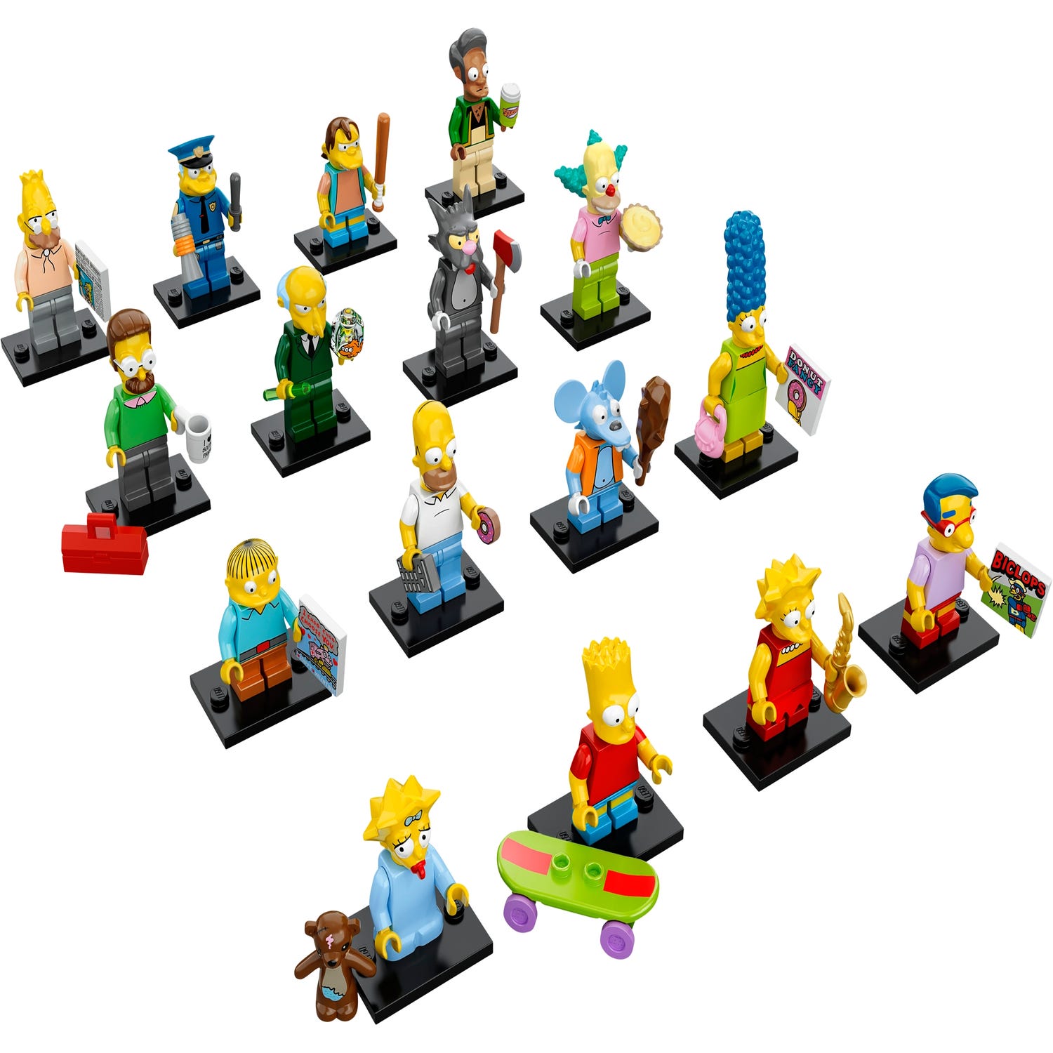 Homer Simpson & Krusty the Clown 41632 | BrickHeadz | Buy online at the  Official LEGO® Shop US