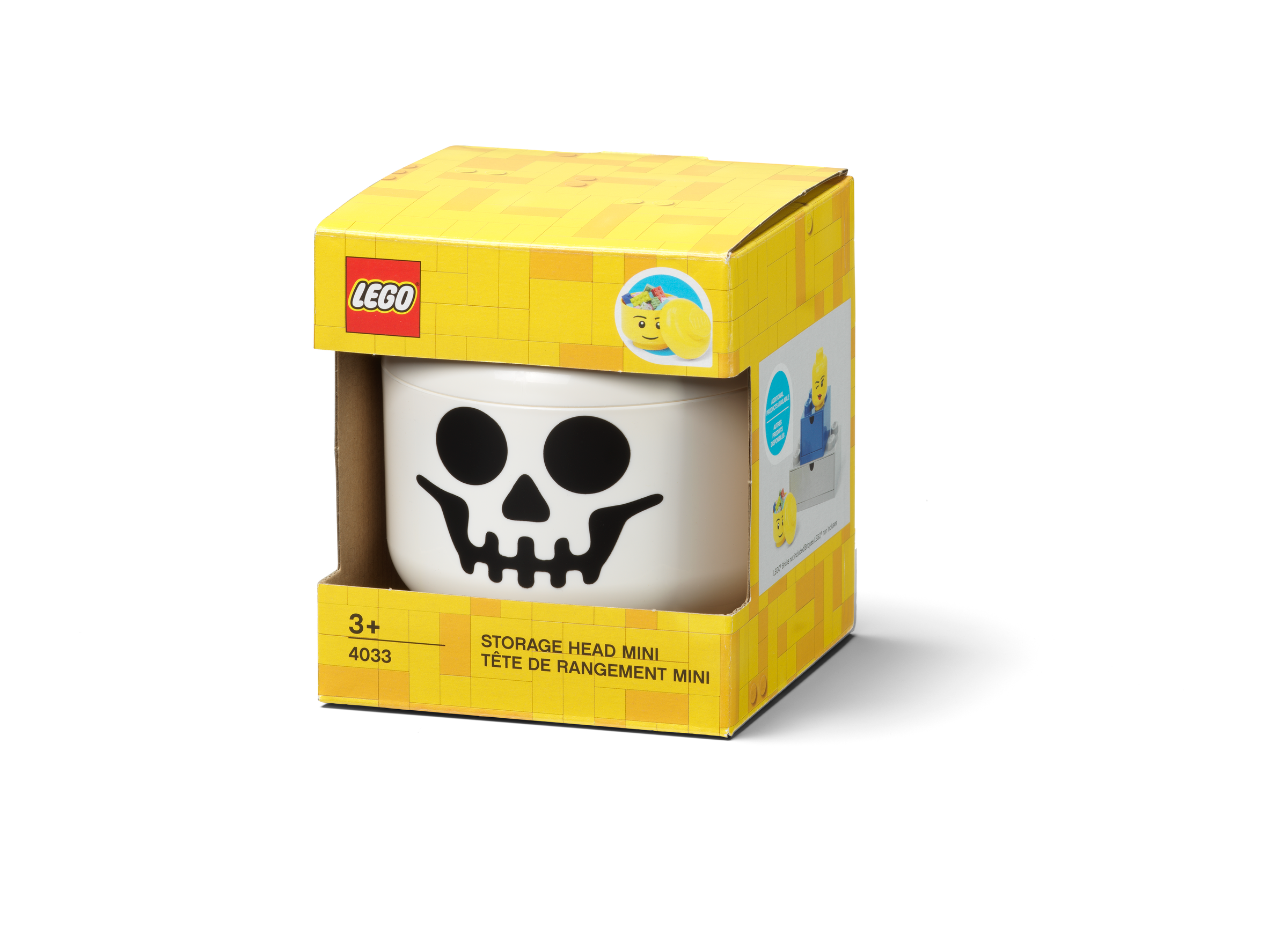 LEGO Storage Box Large with Lid, Yellow 