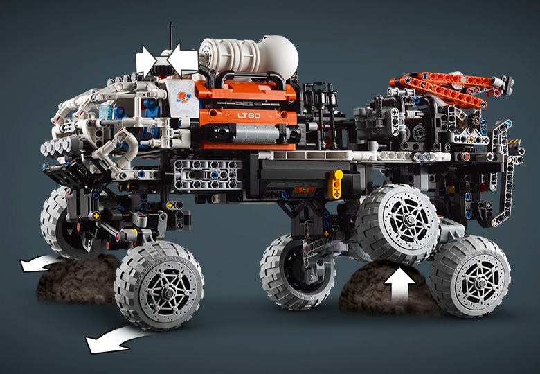 Mars Crew Exploration Rover 42180 | Technic™ | Buy online at the 