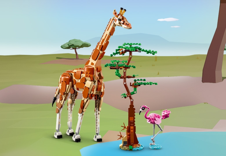 Giraffe lego set new arrivals