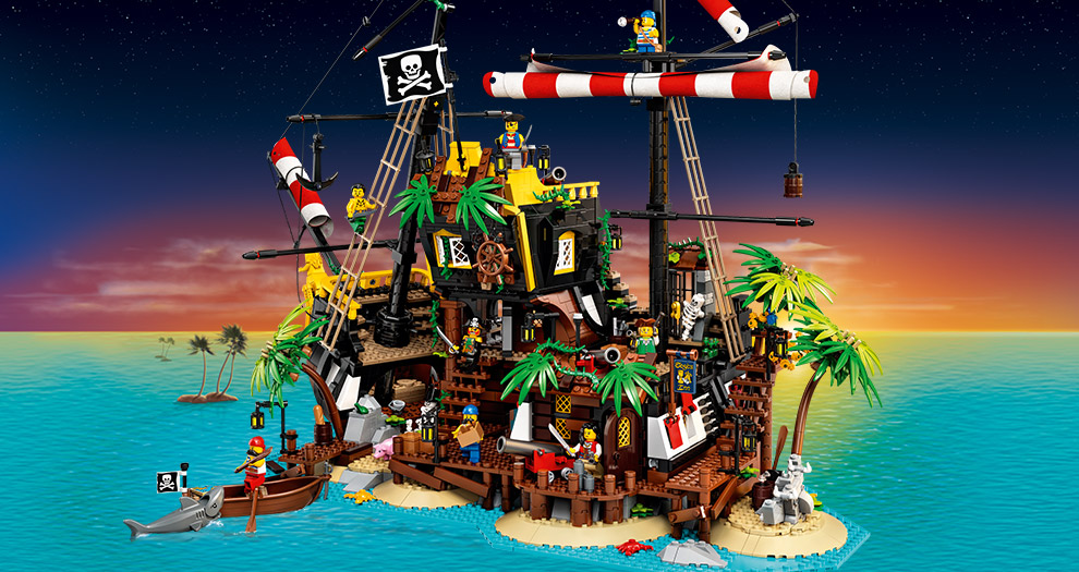 LEGO レゴアイデア 21322 赤ひげ船長の海賊島-