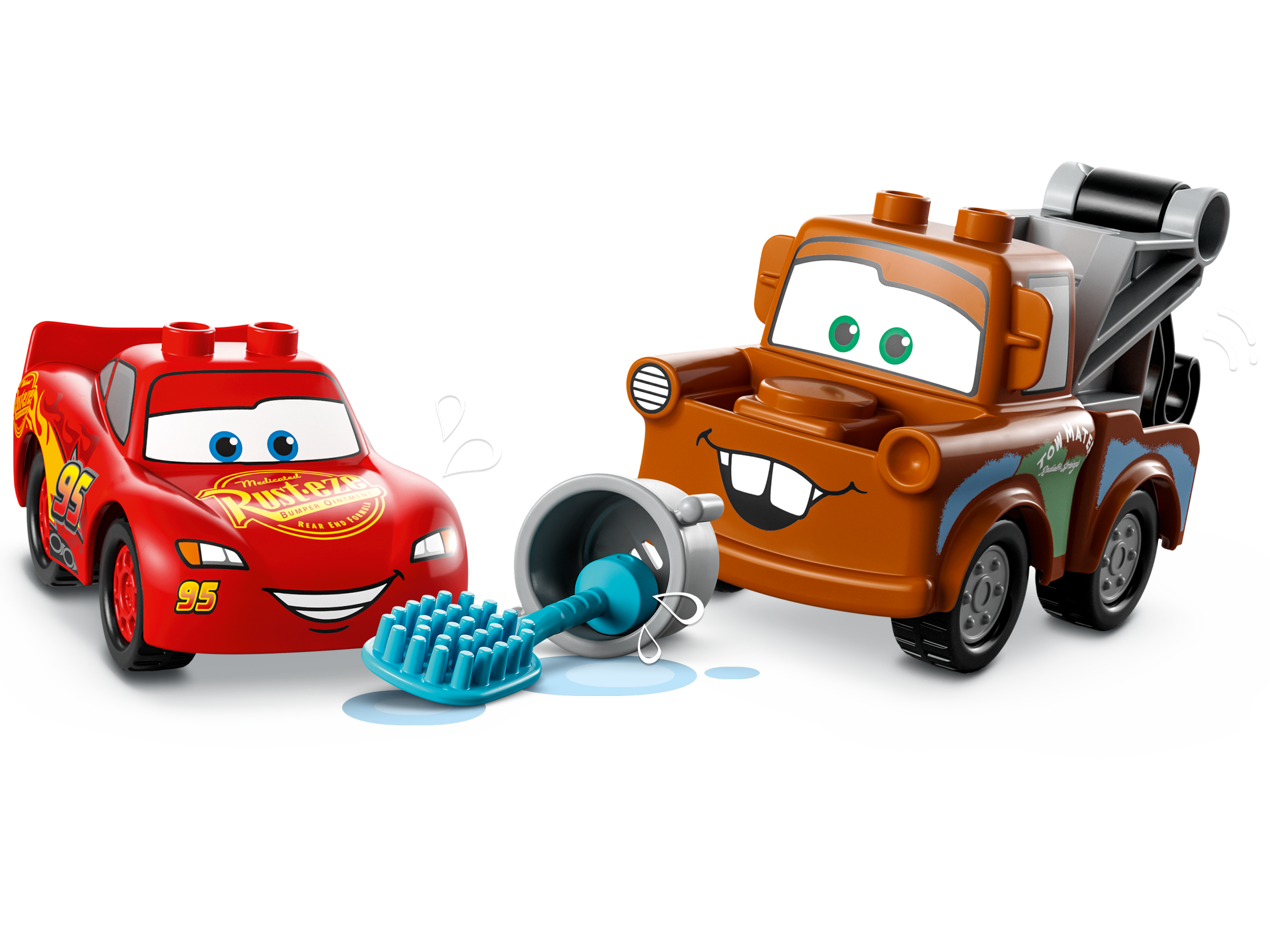 Lego Duplo Disney Diversão no Lava Jato com McQueen e Mate - Star Brink  Brinquedos