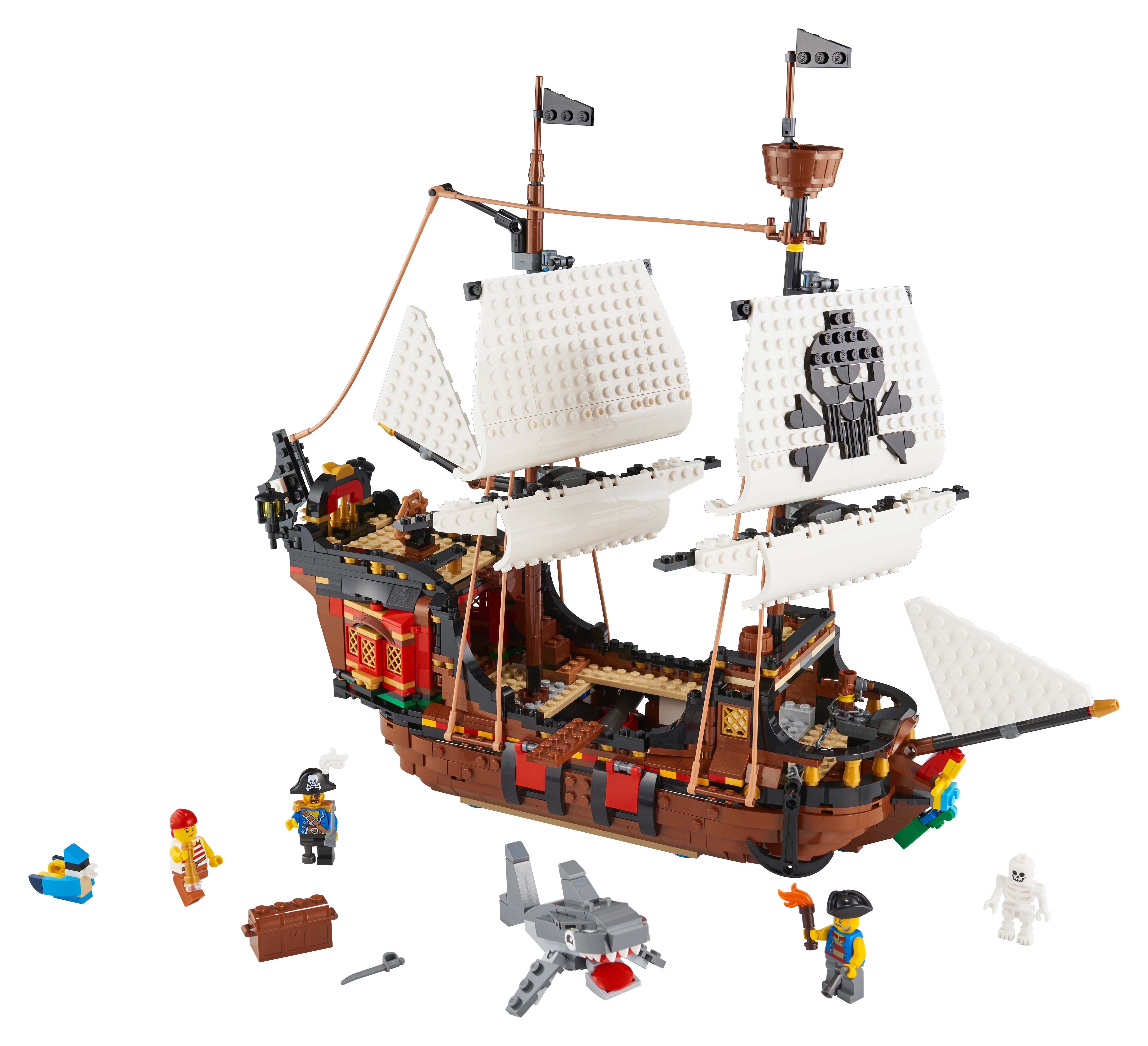 lego skeleton pirate ship