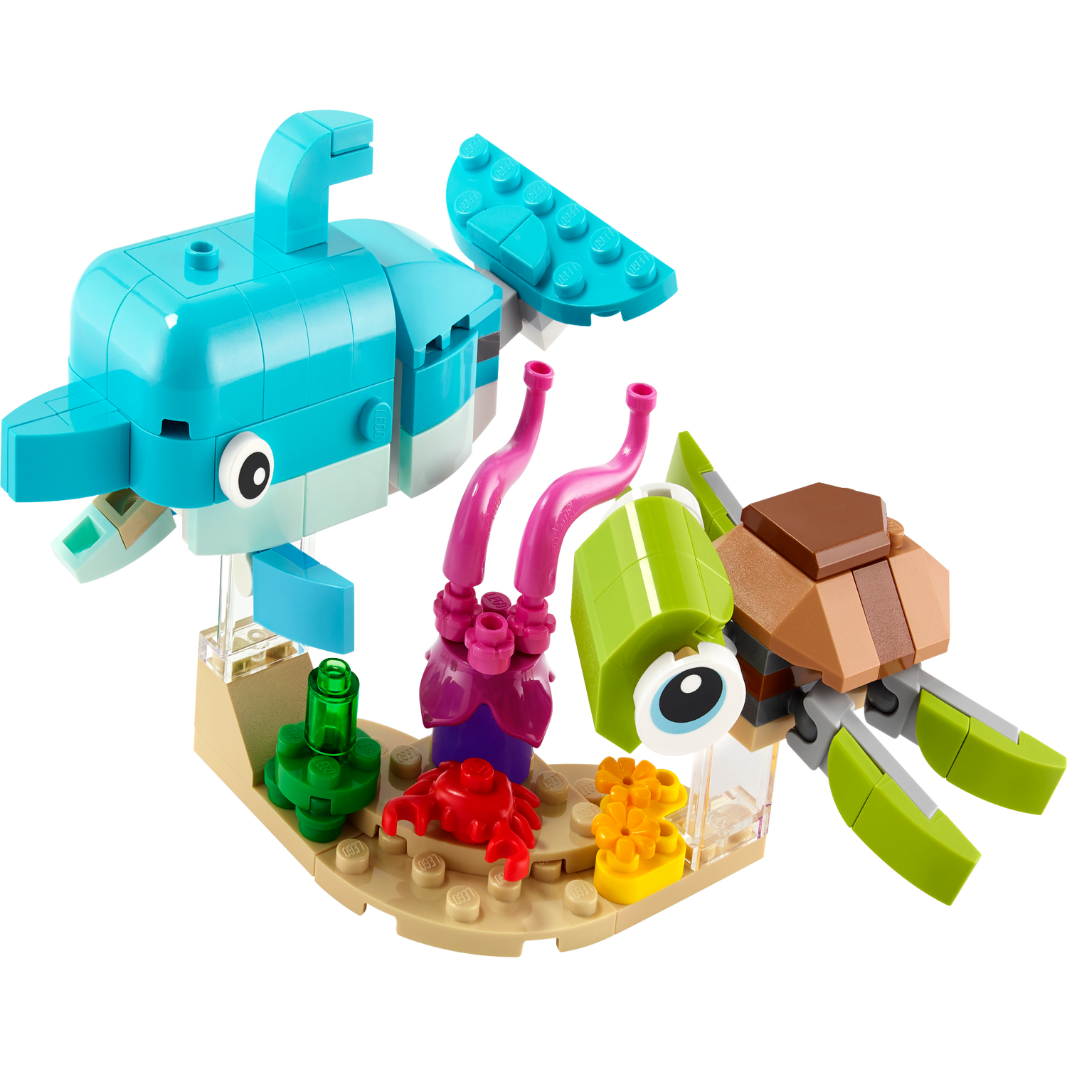 foto Bij Gematigd Dolphin and Turtle 31128 | Creator 3-in-1 | Buy online at the Official LEGO®  Shop US