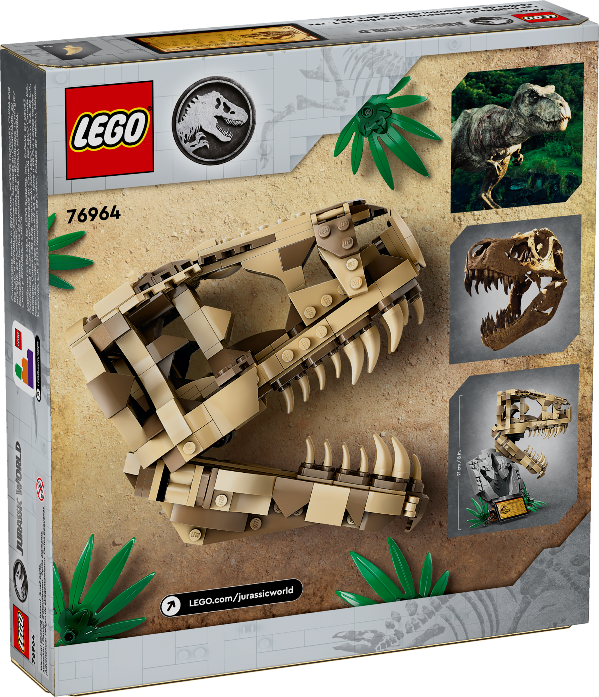 Dinosaur Fossils: T. rex Skull #76964 : r/lego